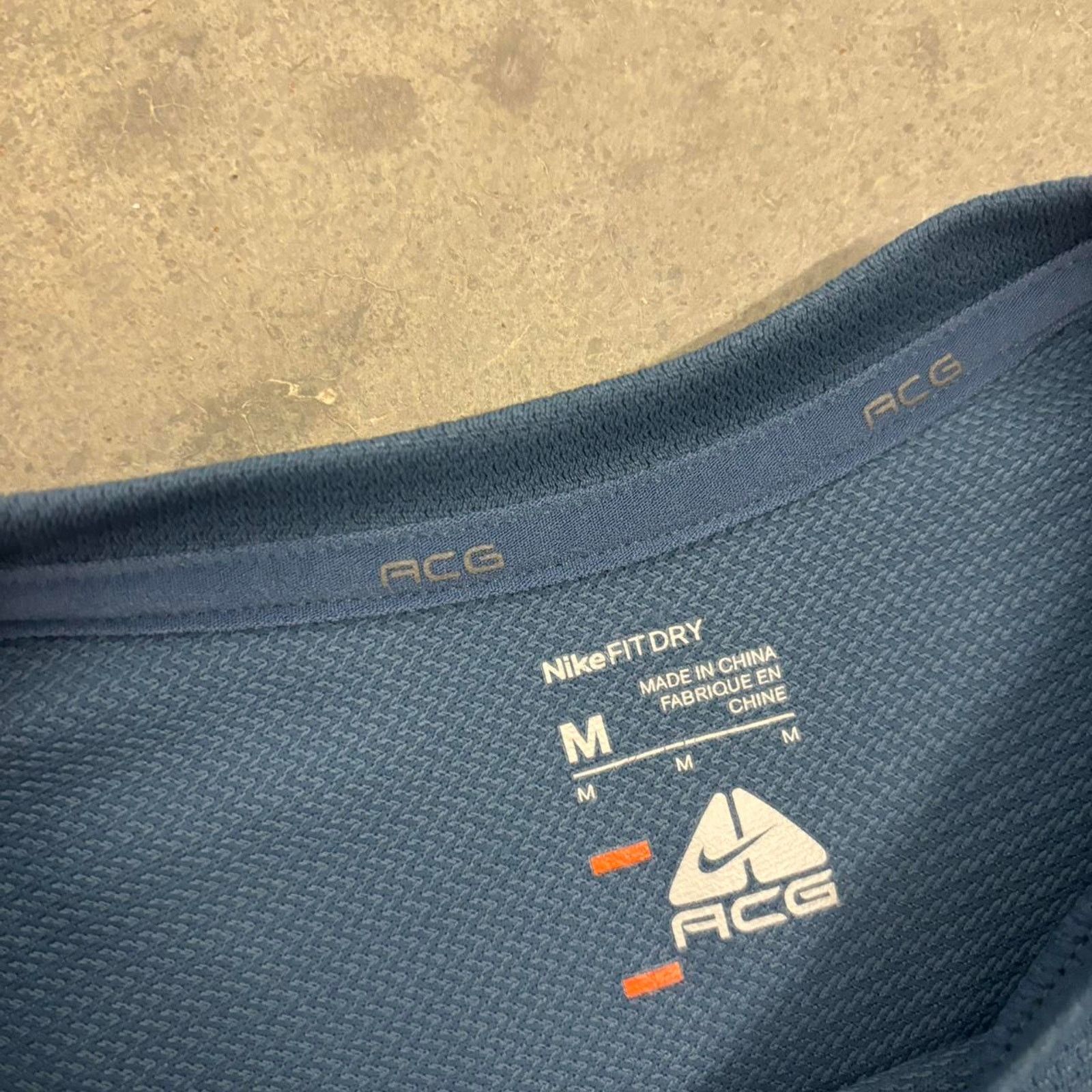 Nike ACG Nike ACG Blue Dry Fit Shirt Size US M / EU 48-50 / 2 - 5 Thumbnail