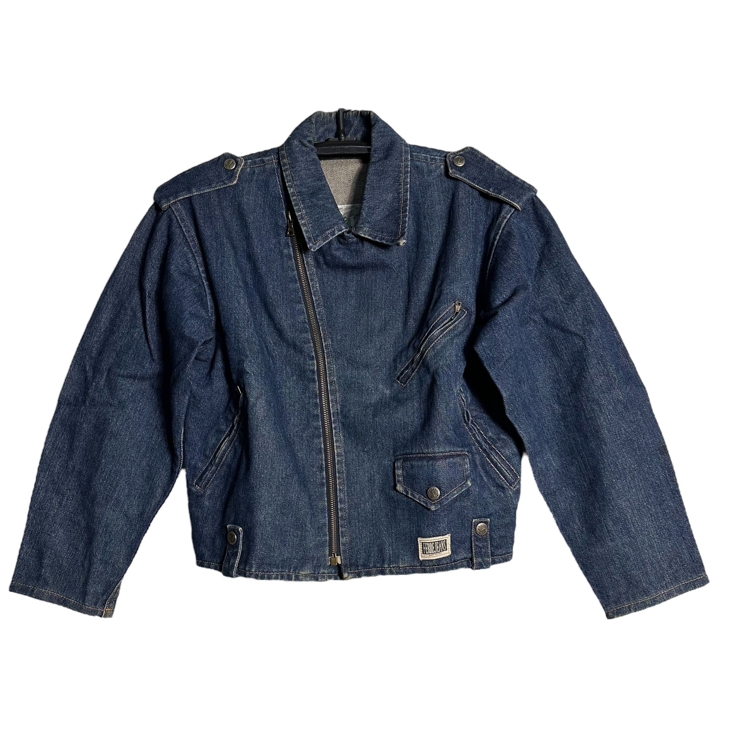 🔥RARE🔥Vintage Gianfranco Ferre Double Collar Denim Jacket