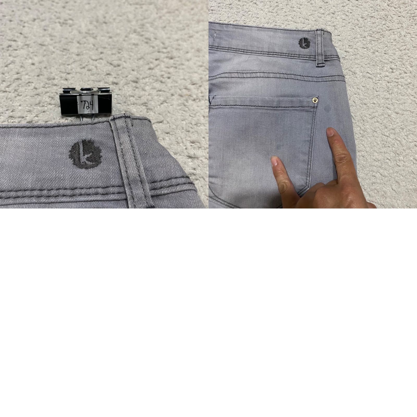 Vintage Kensie Womens Jeans 10 Gray Denim Medium Wash Mid Rise Effortless Ankle Skinny Jeans Adult Regular 10 Jeans Gray Kensie Girl Size 32" / US 10 / IT 46 - 9 Thumbnail