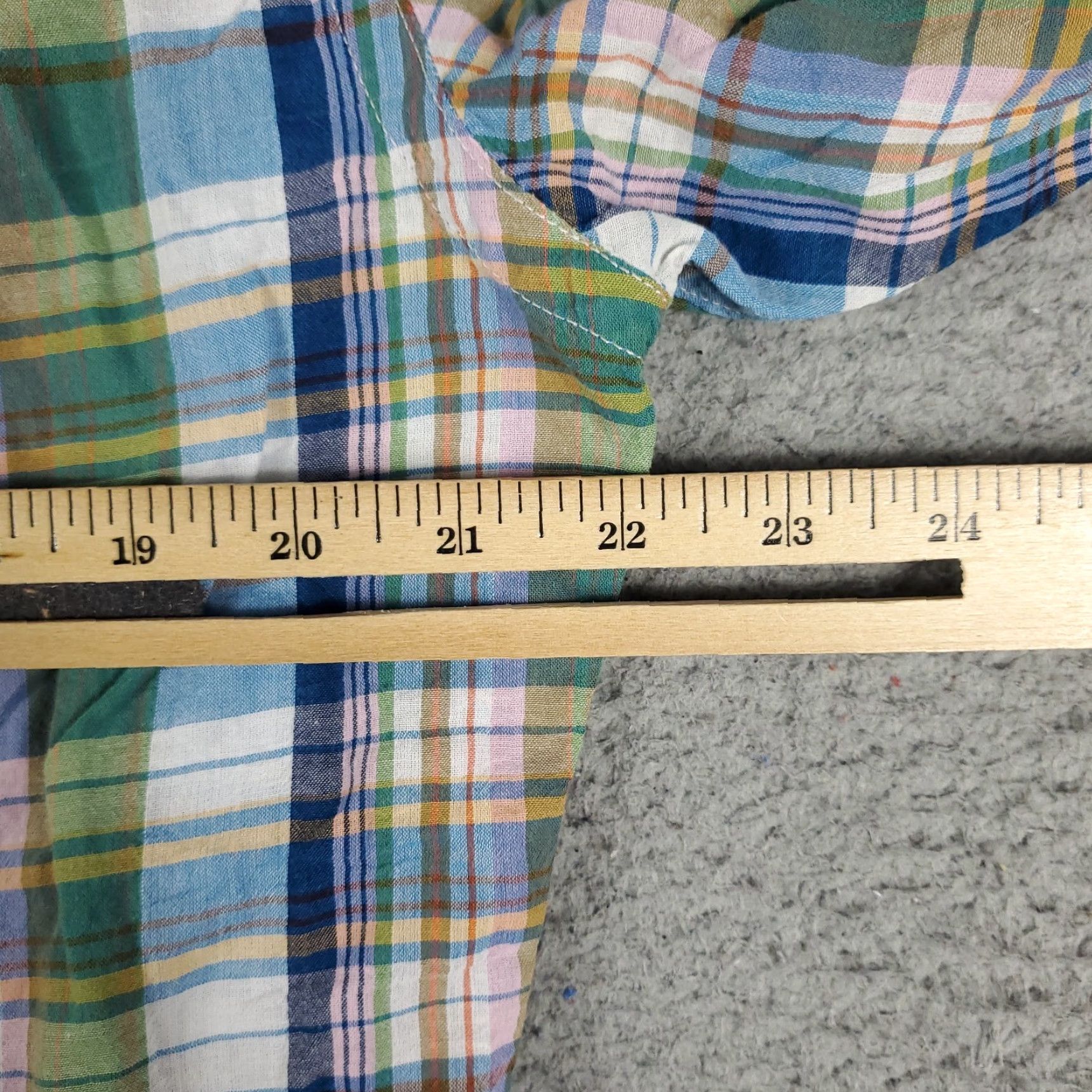 Tommy Hilfiger Tommy Hilfiger Shirt Mens Large Green Plaid Slim Fit Button-Up Long Sleeve 90s Classic American Preppy Mens L Green Plaid Shirt Size US L / EU 52-54 / 3 - 5 Thumbnail