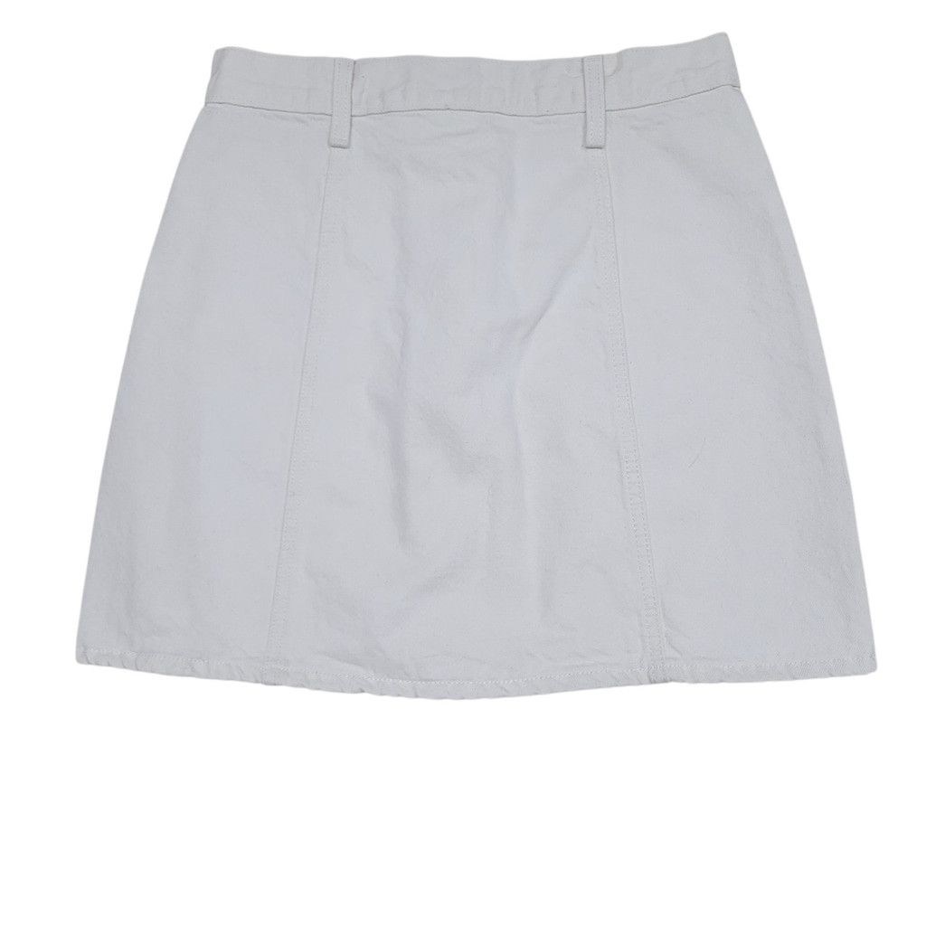 Levi's Levi's A-Line Front Button Women Beige Denim 100% Cotton Ski Size 26" / US 2 / IT 38 - 5 Thumbnail