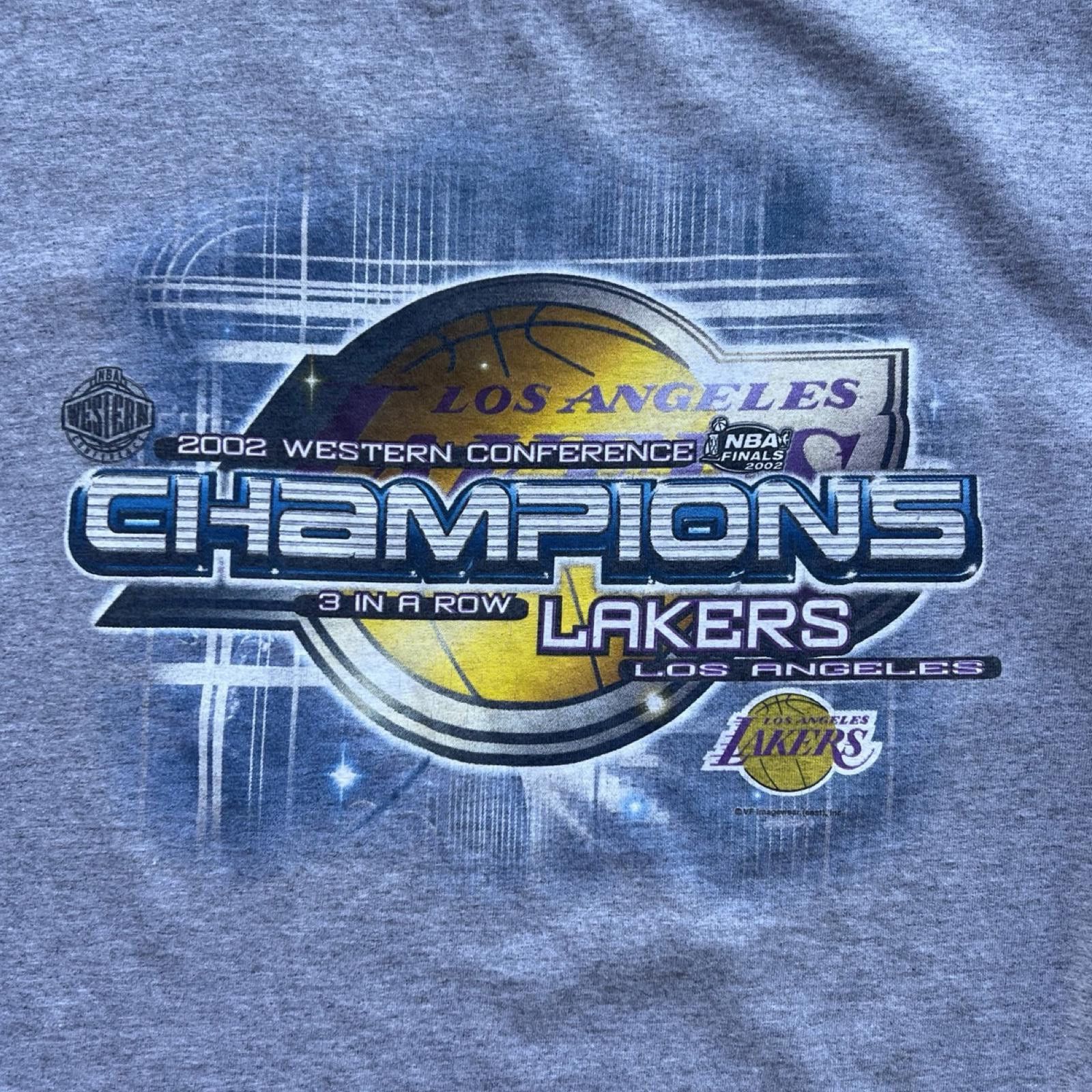 Designer 2002 Lakers Champs Vintage Rare Size US XL / EU 56 / 4 - 2 Thumbnail