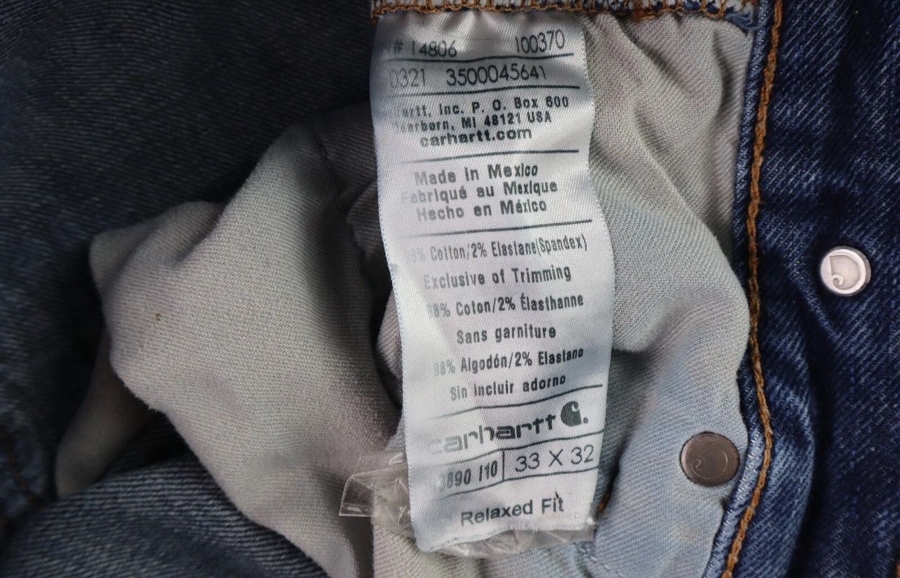 Carhartt CARHARTT 103890 US 33 x 32 Relaxed Logger Jeans DISTRESSED Size US 33 - 5 Thumbnail