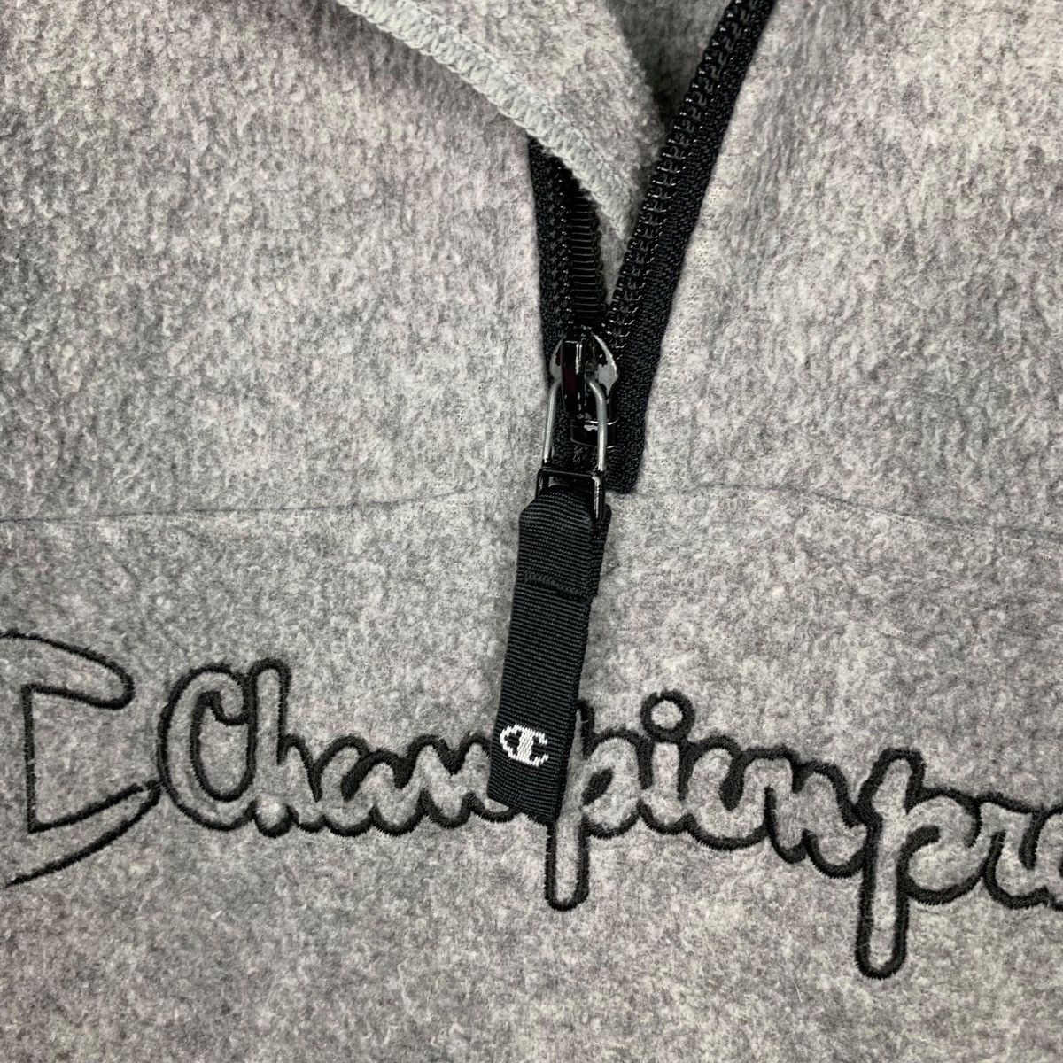 Champion CHAMPION Polartec Big Logo Half Zip Pullover Fleece 1954-C85 Size US L / EU 52-54 / 3 - 13 Thumbnail