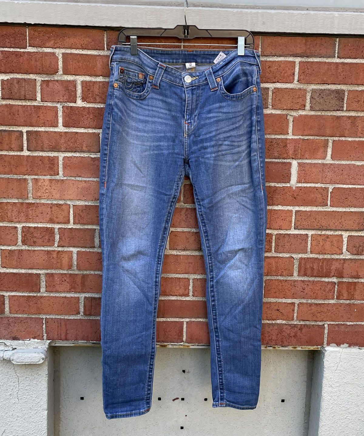 True Religion True Religion Curvy Jeans 'Jennie' Women’s Size 31 skinny Size 31" - 1 Thumbnail