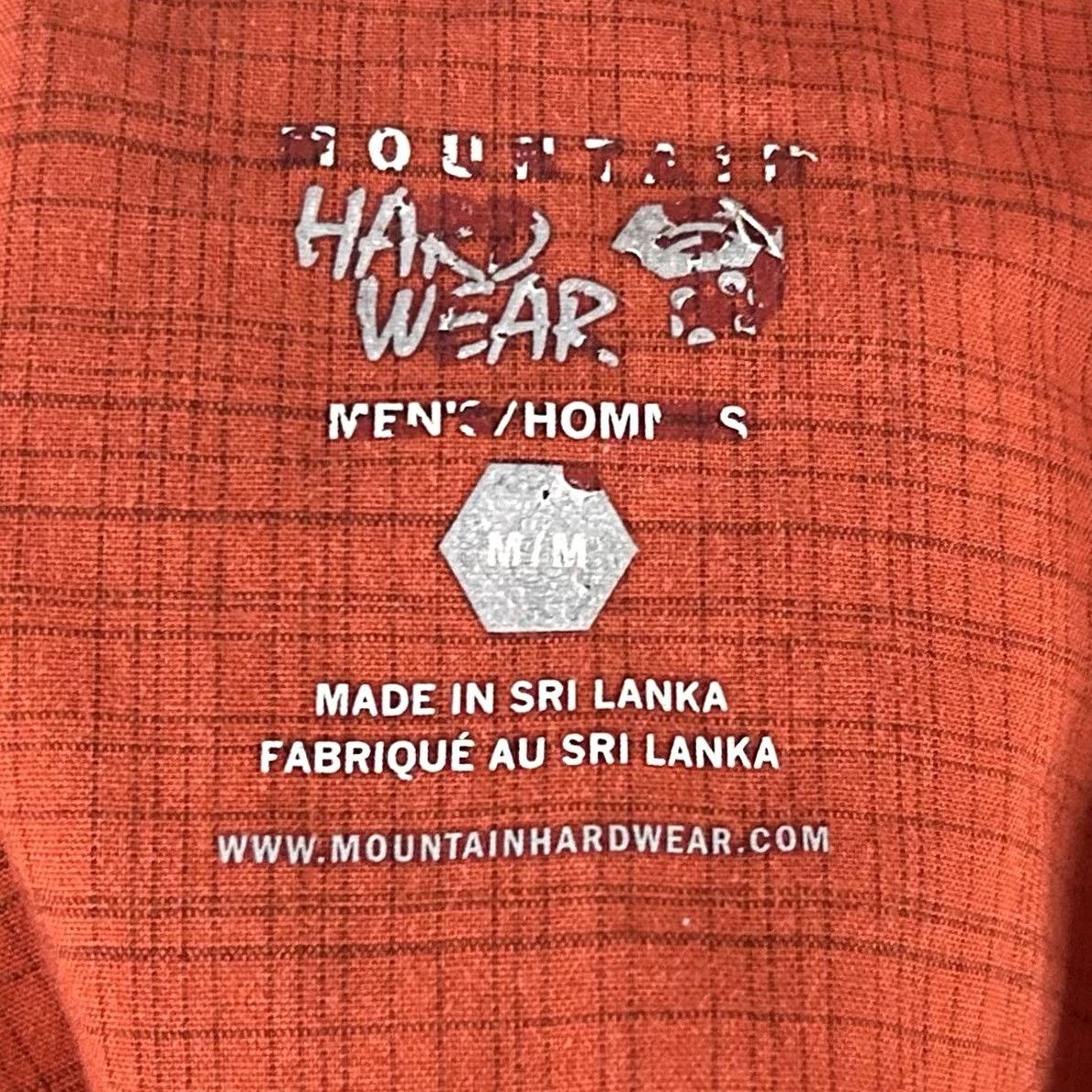 Mountain Hardwear Mountain Hardwear Orange Plaid Cotton Blend Short Sleeve Outdoor Shirt Medium Size US M / EU 48-50 / 2 - 3 Thumbnail