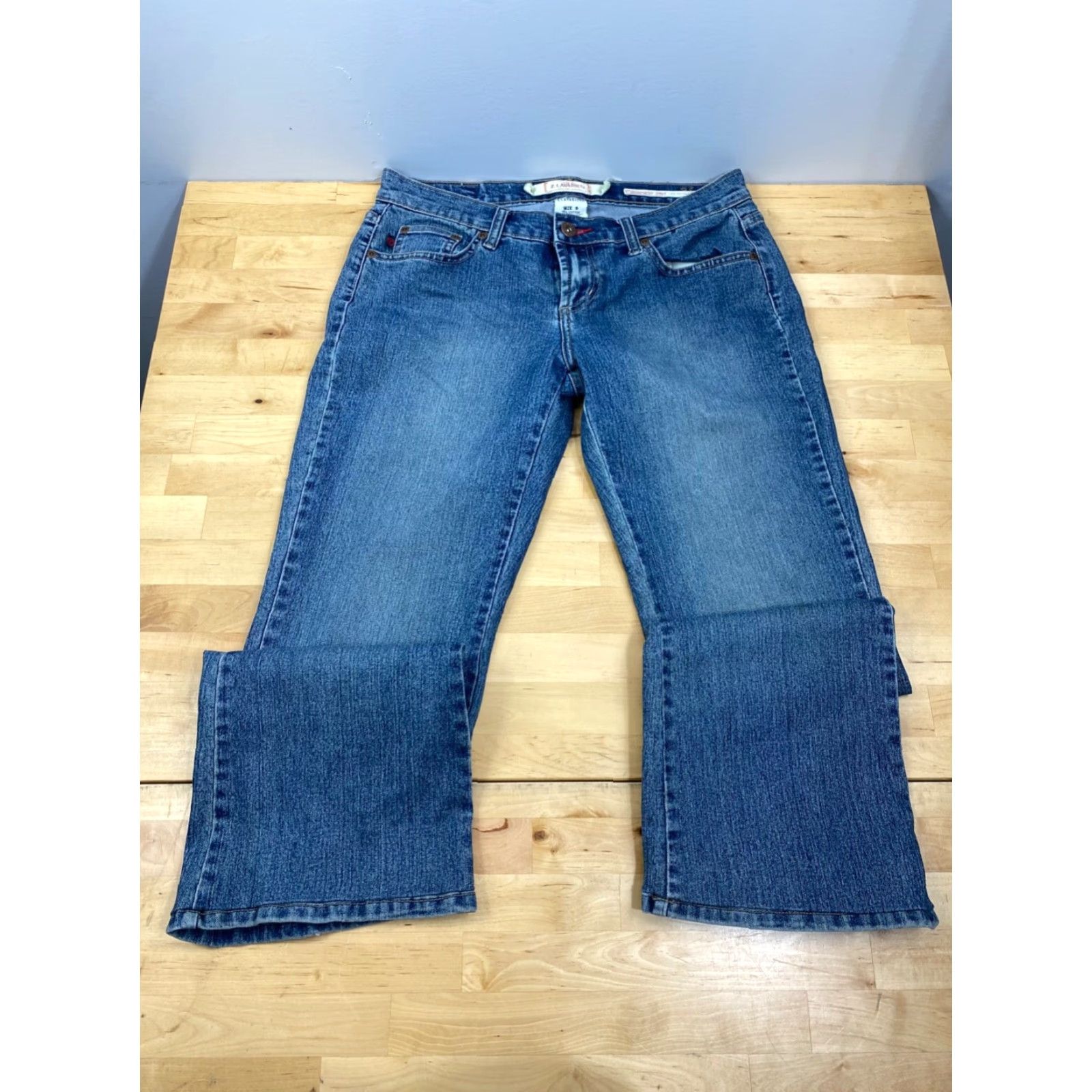 Denime VINTAGE Z. Cavaricci Denim Jeans Pants Blue Size 9 Straight Leg #4908 Size 30" / US 8 / IT 44 - 2 Thumbnail