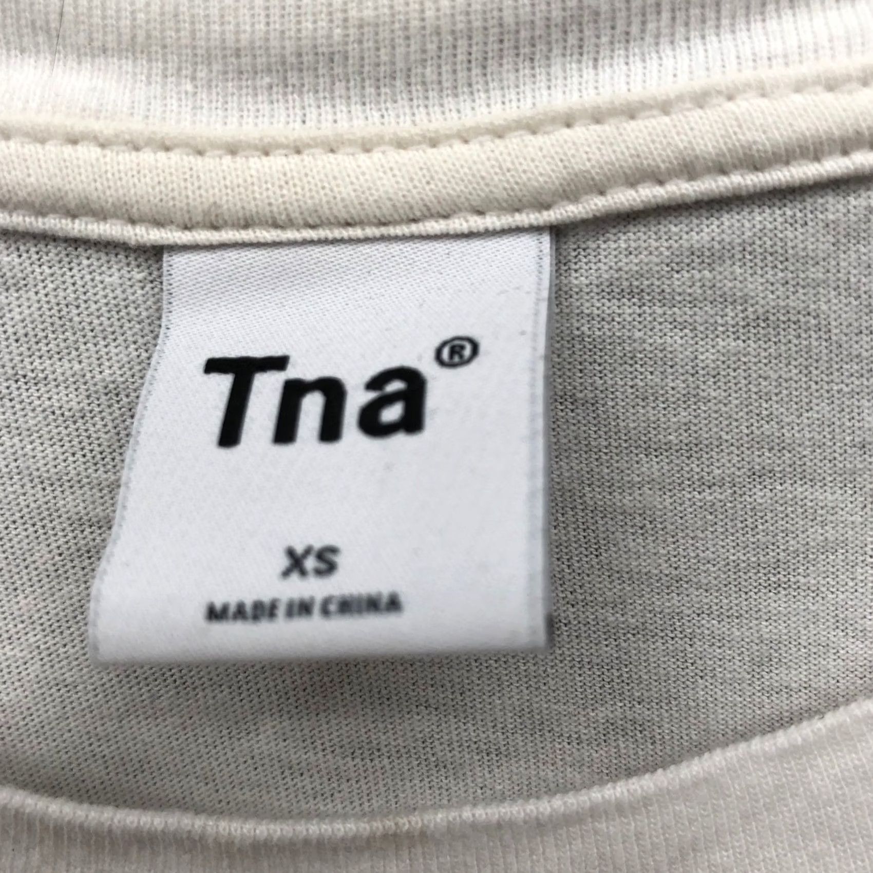 TNA Tna Aritzia Womens XS White T-Shirt Short Sleeve Crewneck Cotton Size XS / US 0-2 / IT 36-38 - 5 Thumbnail