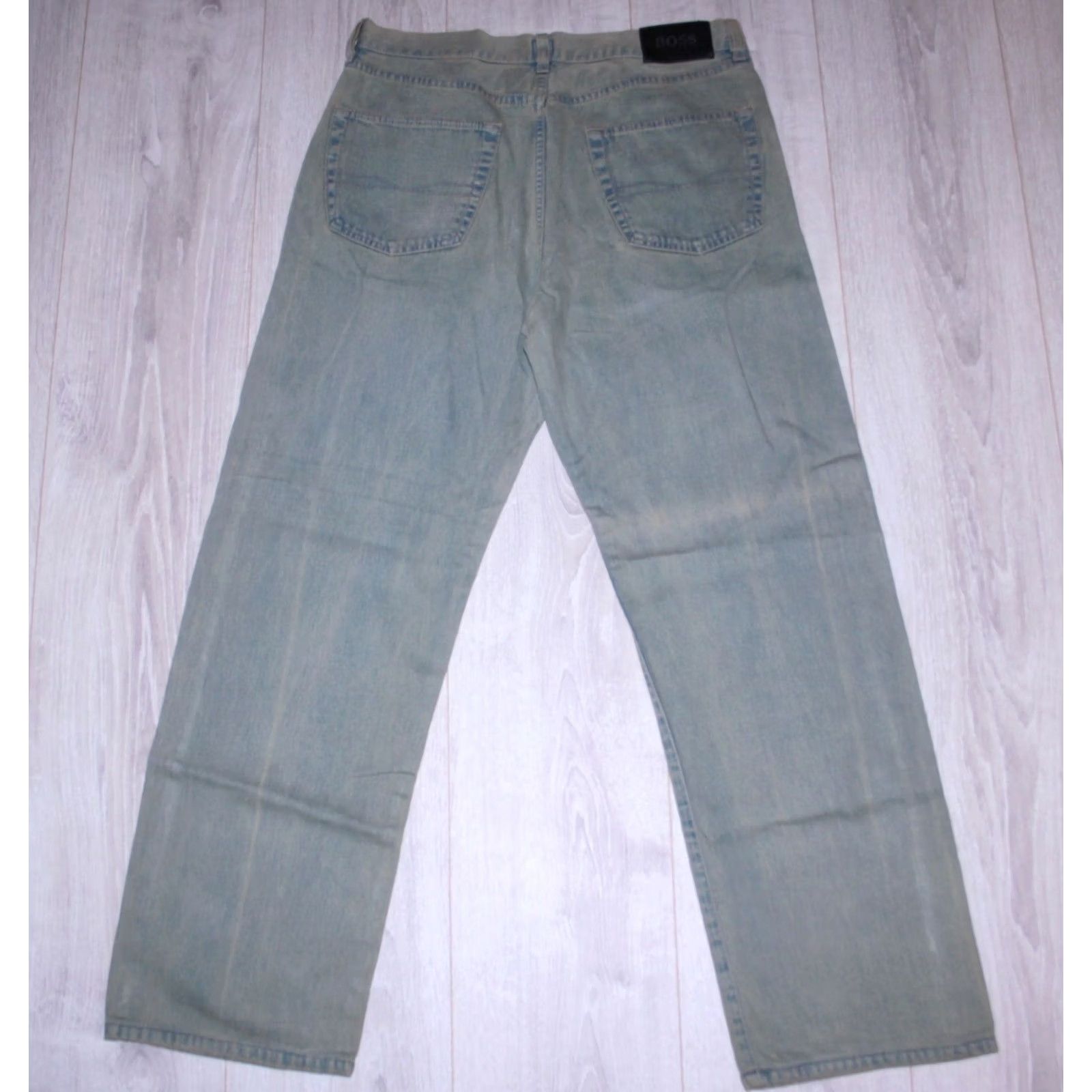 Hugo Boss VINTAGE Hugo Boss Arkansas jeans Green Mens Size W33 L30 Size US 33 - 4 Thumbnail