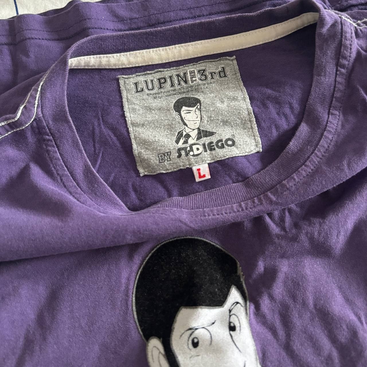 Anime × Japanese Brand Rare Vintage Lupin The 3rd Famous Anime Manga Size US L / EU 52-54 / 3 - 3 Thumbnail