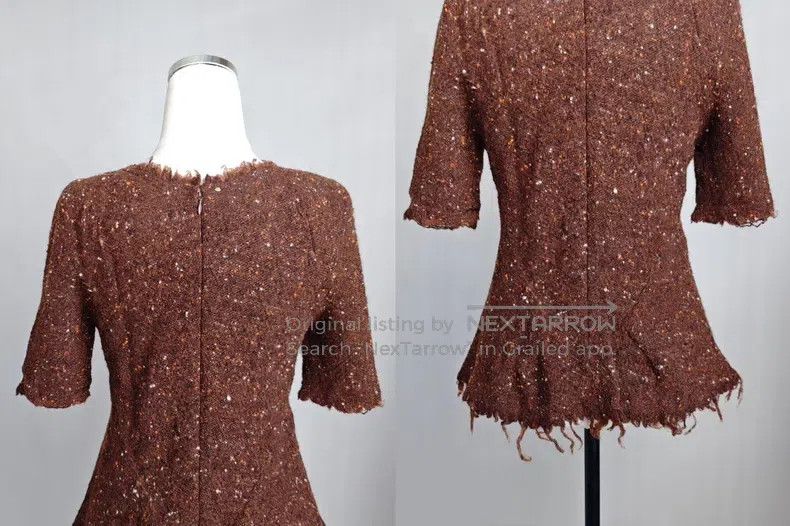 Junya Watanabe Junya Watanabe Woolen bow mid-sleeve top Size S / US 4 / IT 40 - 8 Thumbnail