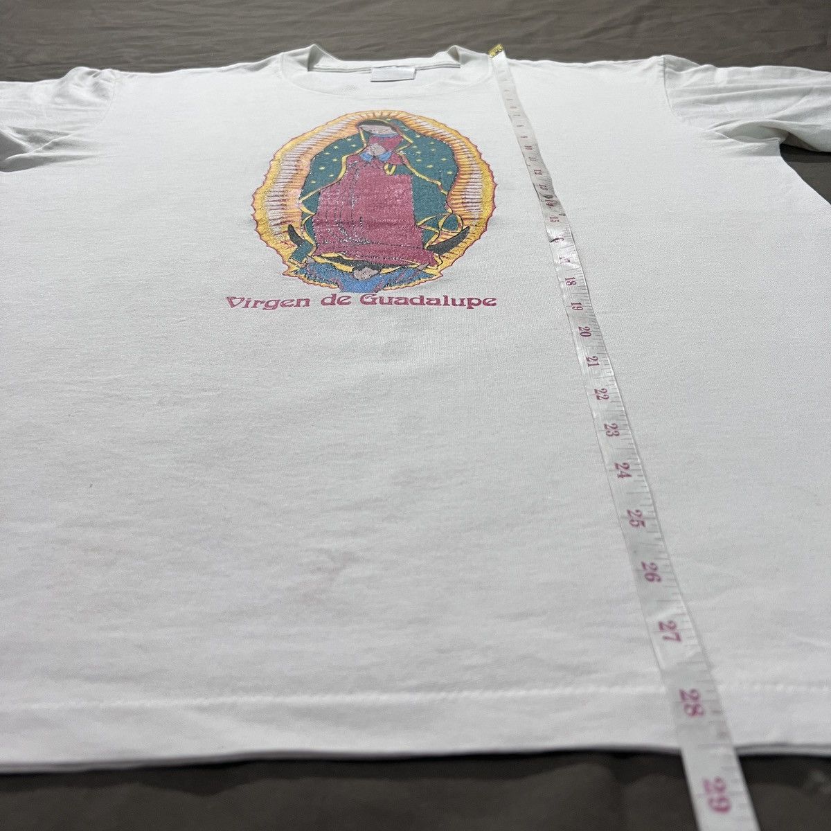 Vintage Vintage 90s Mary, mother of Jesus God Bible Holy Tee Size US XL / EU 56 / 4 - 13 Thumbnail