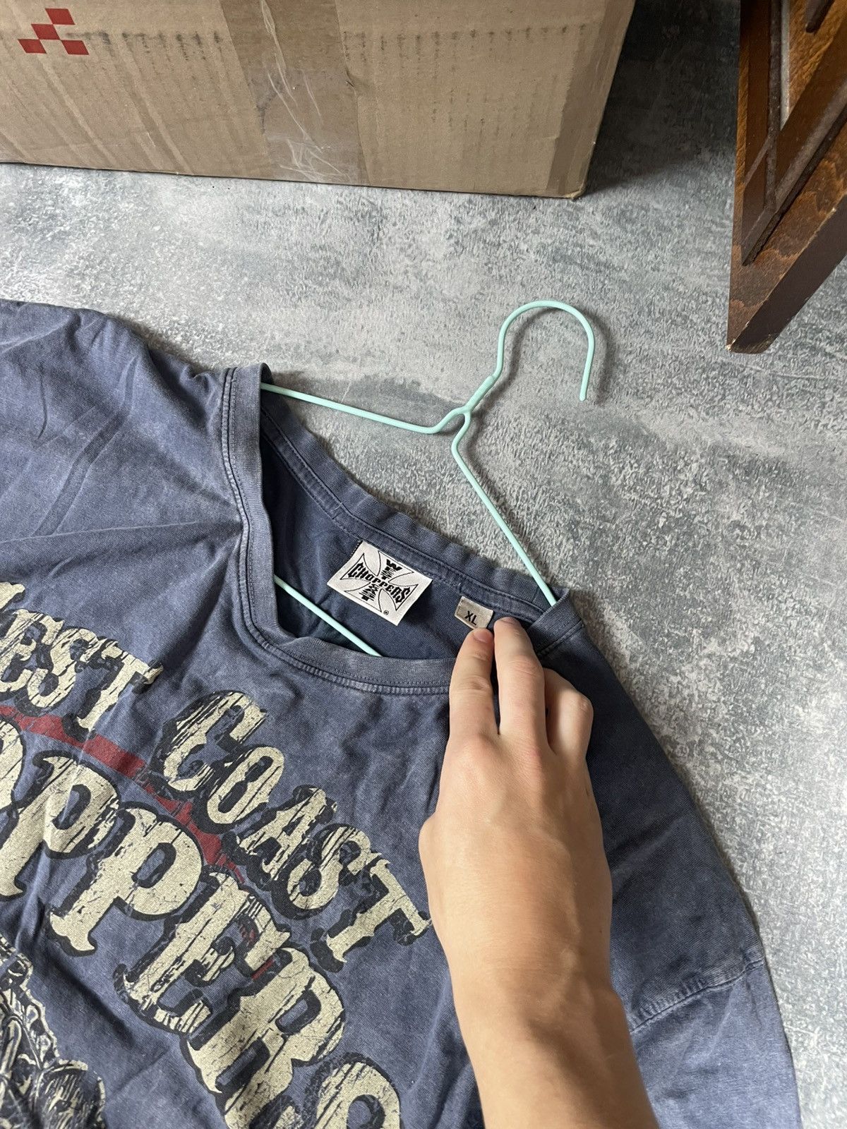 West Coast Choppers Vintage West Coast Choppers oveprimt tee t-shirt 00s Size US XL / EU 56 / 4 - 2 Thumbnail
