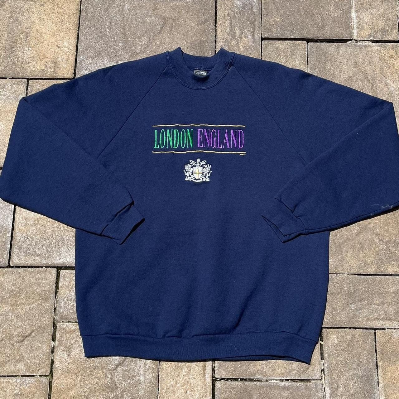 Vintage Vintage 90s Screen Stars London England Sweatshirt Size US XL / EU 56 / 4 - 1 Thumbnail
