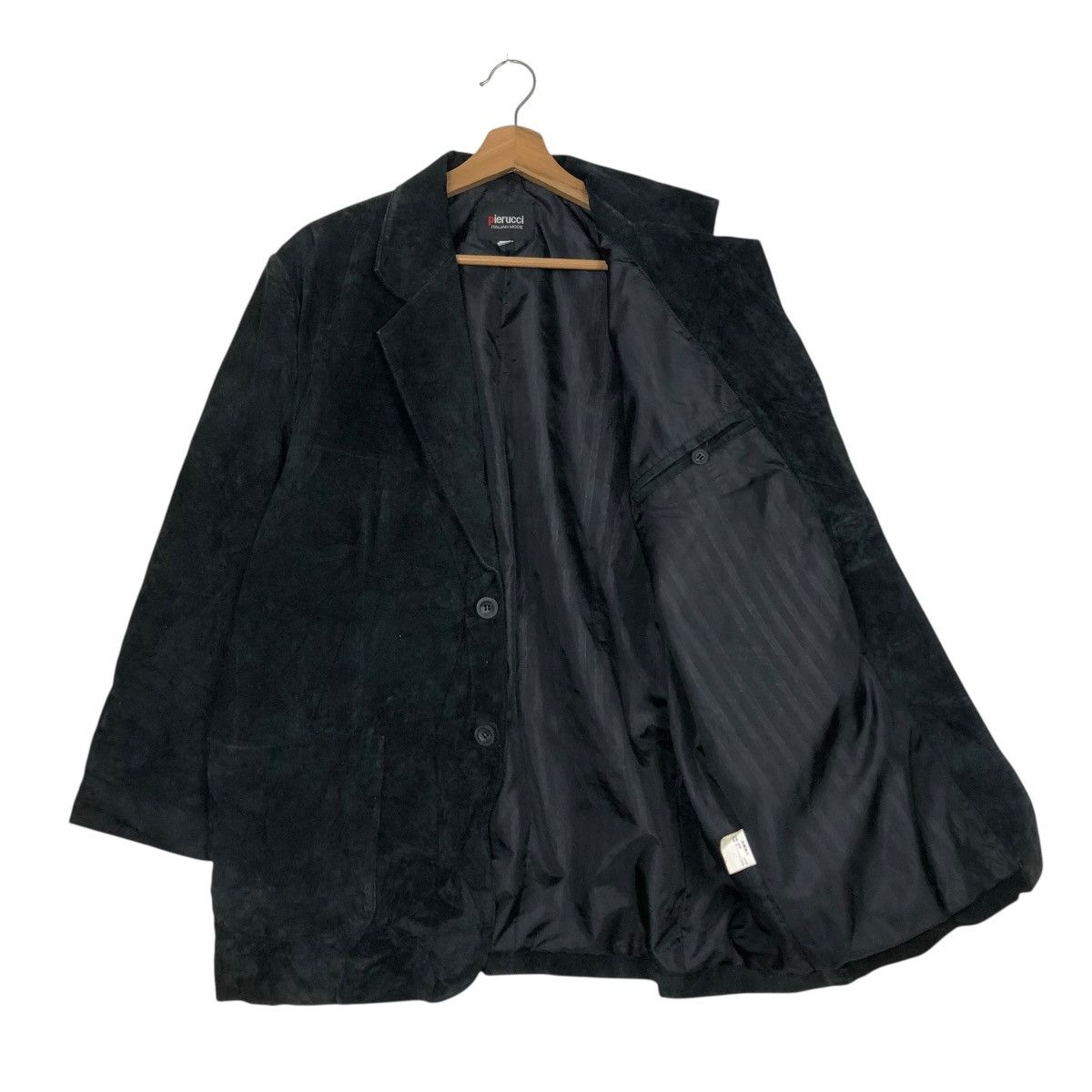 Japanese Brand 🔥VINTAGE SUEDE LEATHER JACKET PIERUCCI ITALIAN ISSEY MIYAKE Size L / US 10 / IT 46 - 13 Thumbnail