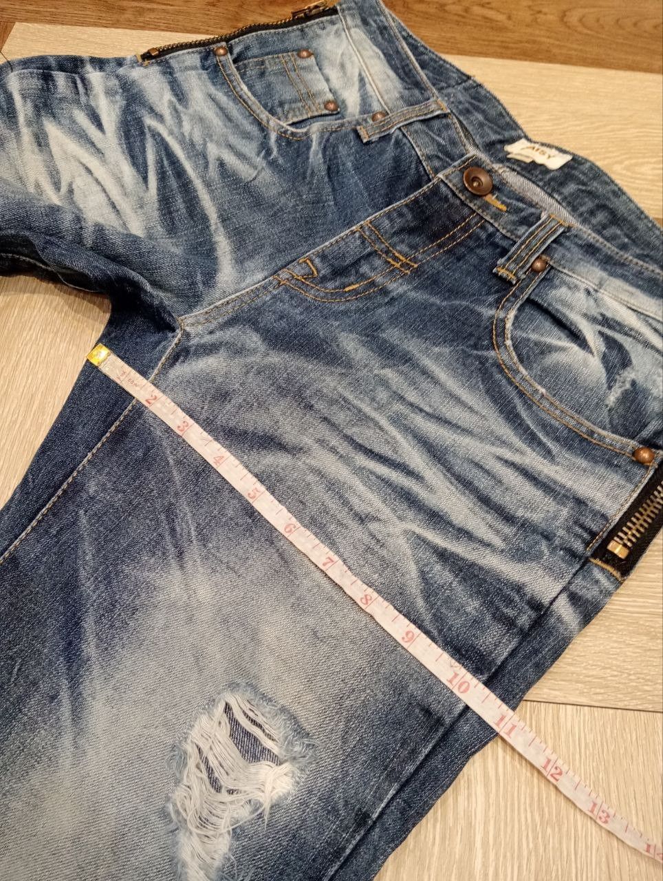 Japanese Brand DAISY BLUE DISTRESSED FLARED DENIM PANTS Size US 32 / EU 48 - 16 Thumbnail