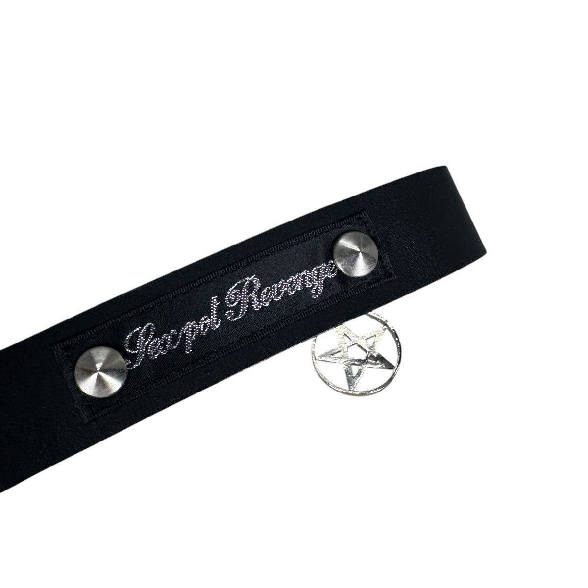 Sex Pot ReVeNGe ☀️SEX POT REVENGE PENTAGRAM STUDDED LEATHER CHOKER Size ONE SIZE - 6 Thumbnail