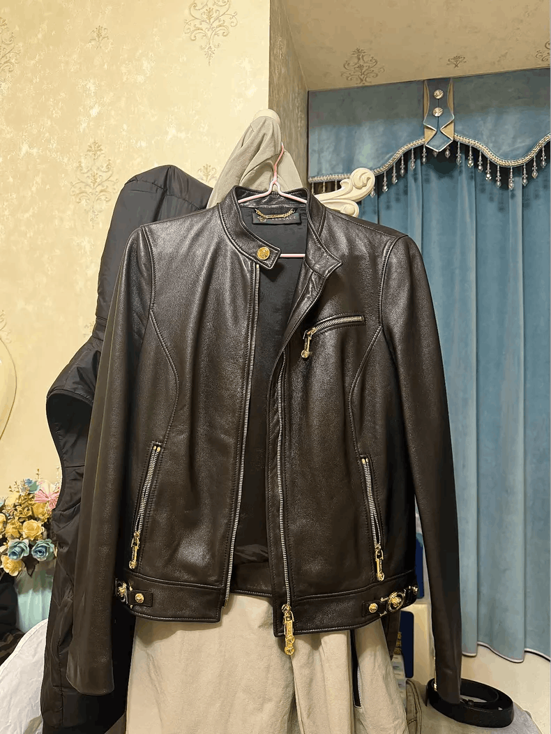 Versace Versace Motorcycle leather coat Size XS / US 0-2 / IT 36-38 - 1 Thumbnail