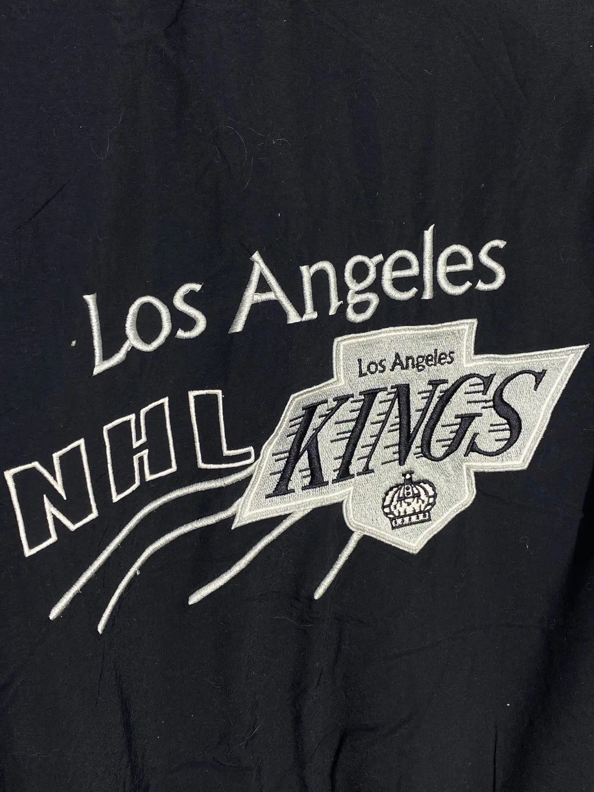 NHL 90’s Vintage 1991 Los Angeles Kings Embroidered Logo Jacket Size US L / EU 52-54 / 3 - 3 Thumbnail