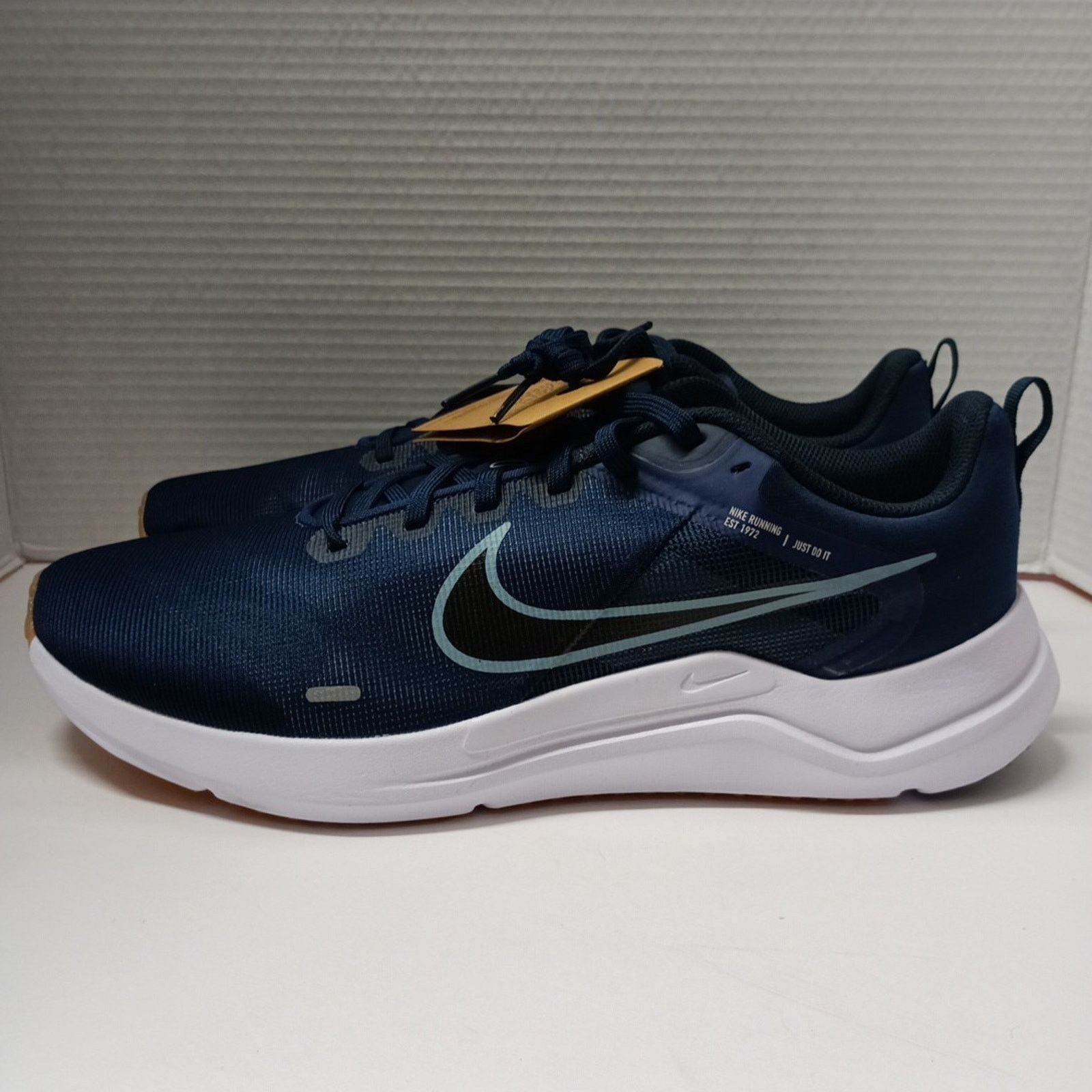 Nike Nike Downshifter 12 Men's Road Running Shoes Size 13 Navy Size US 13 / EU 46 - 3 Thumbnail