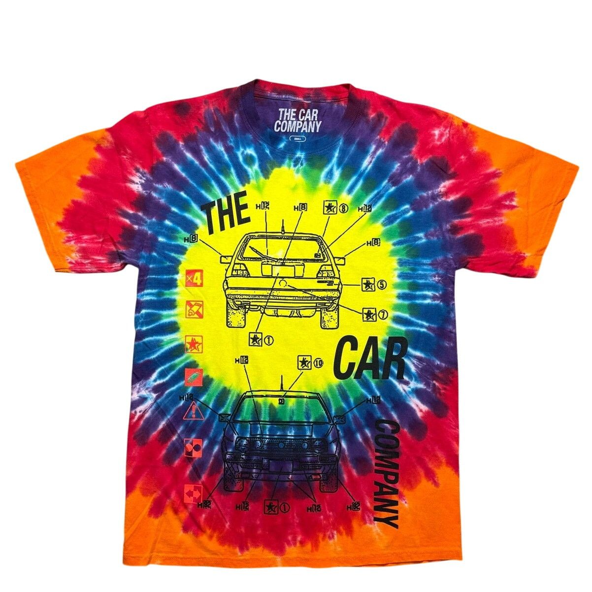 Other NEW Vibrant Men's Small Tie-Dye Tee - The Car Company Size US S / EU 44-46 / 1 - 1 Thumbnail