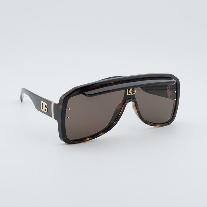 Dolce & Gabbana Dolce & Gabbana DG6205 502/73 Sunglasses Havana Square Frame Size ONE SIZE - 5 Thumbnail