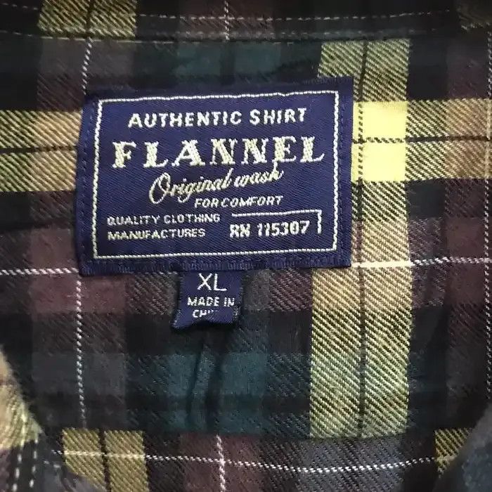 Flannel Japanese Brand Uniqlo Plaid Tartan Flannel Shirt Size US XL / EU 56 / 4 - 4 Thumbnail