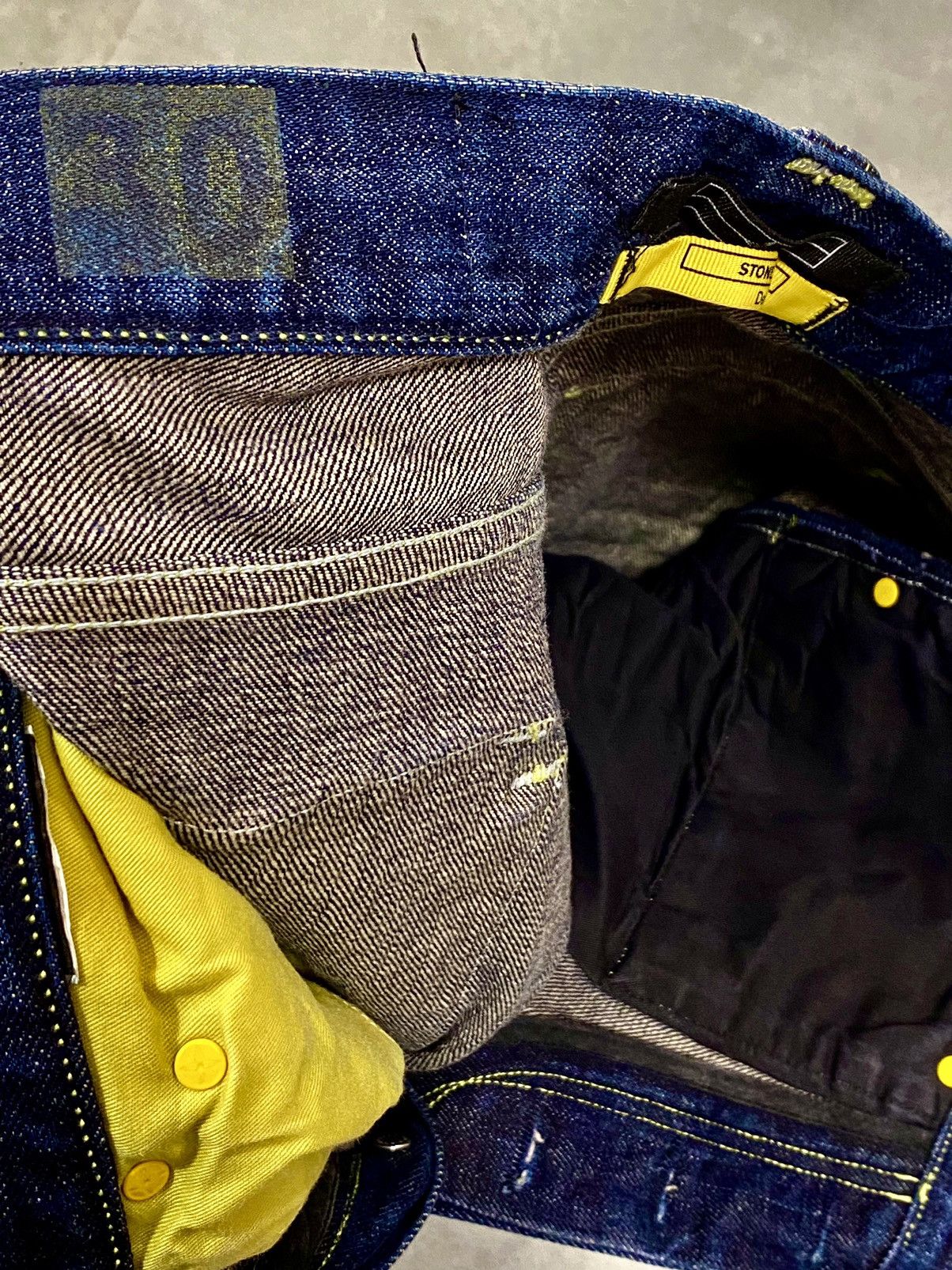 Stone Island × Vintage Jeans Stone Island Denim Vintage Size US 30 / EU 46 - 7 Thumbnail