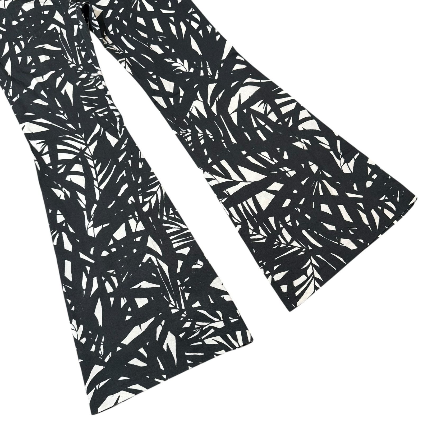 Other Nora Barth Flare Pants Statement Trouser Black White IT 44 Size 30" / US 8 / IT 44 - 11 Thumbnail