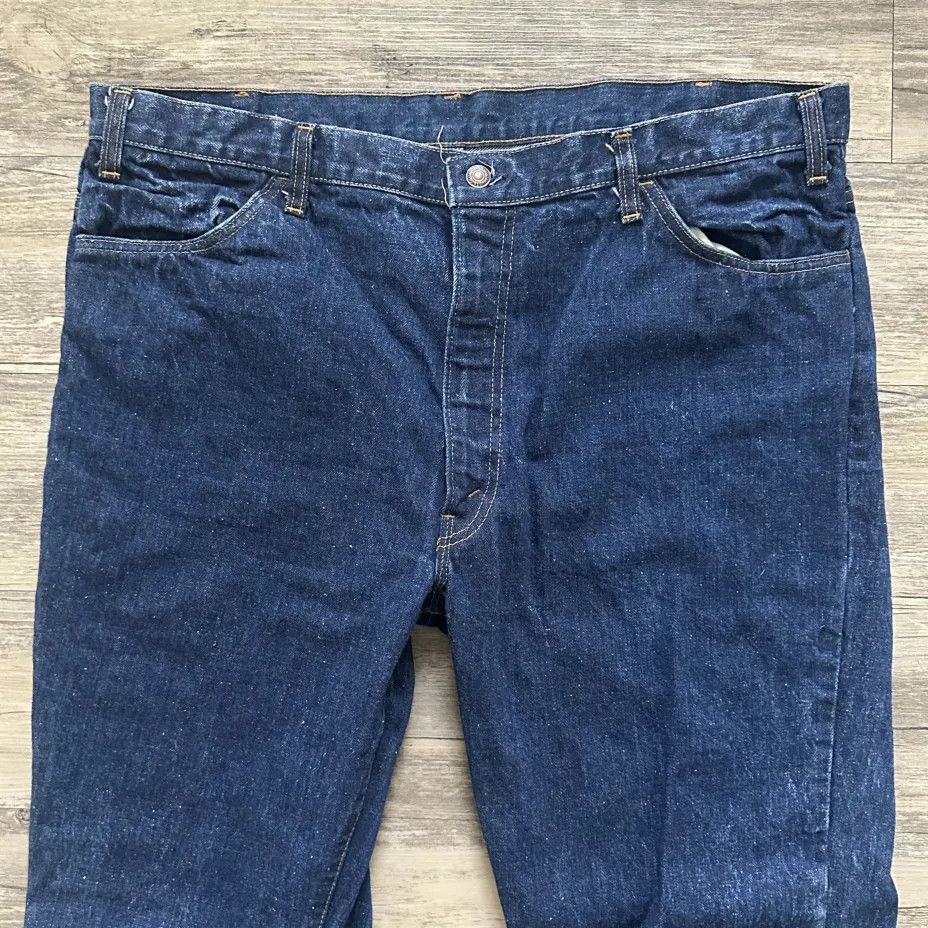 Levi's Vintage 70s Levi's 646 Flared Bellbottom Denim Jeans Size US 40 / EU 56 - 5 Thumbnail
