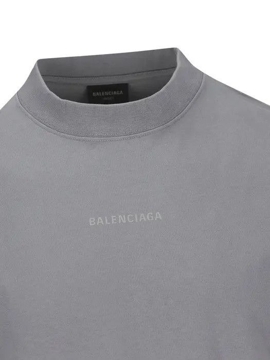 Balenciaga o1bcso1str0226 Back Reflective T-Shirt Medium Fit In Grey Size US L / EU 52-54 / 3 - 3 Thumbnail