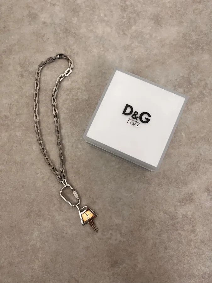 Dolce & Gabbana 2000s Dolce & Gabbana Chain Key Necklace Size ONE SIZE - 2 Thumbnail