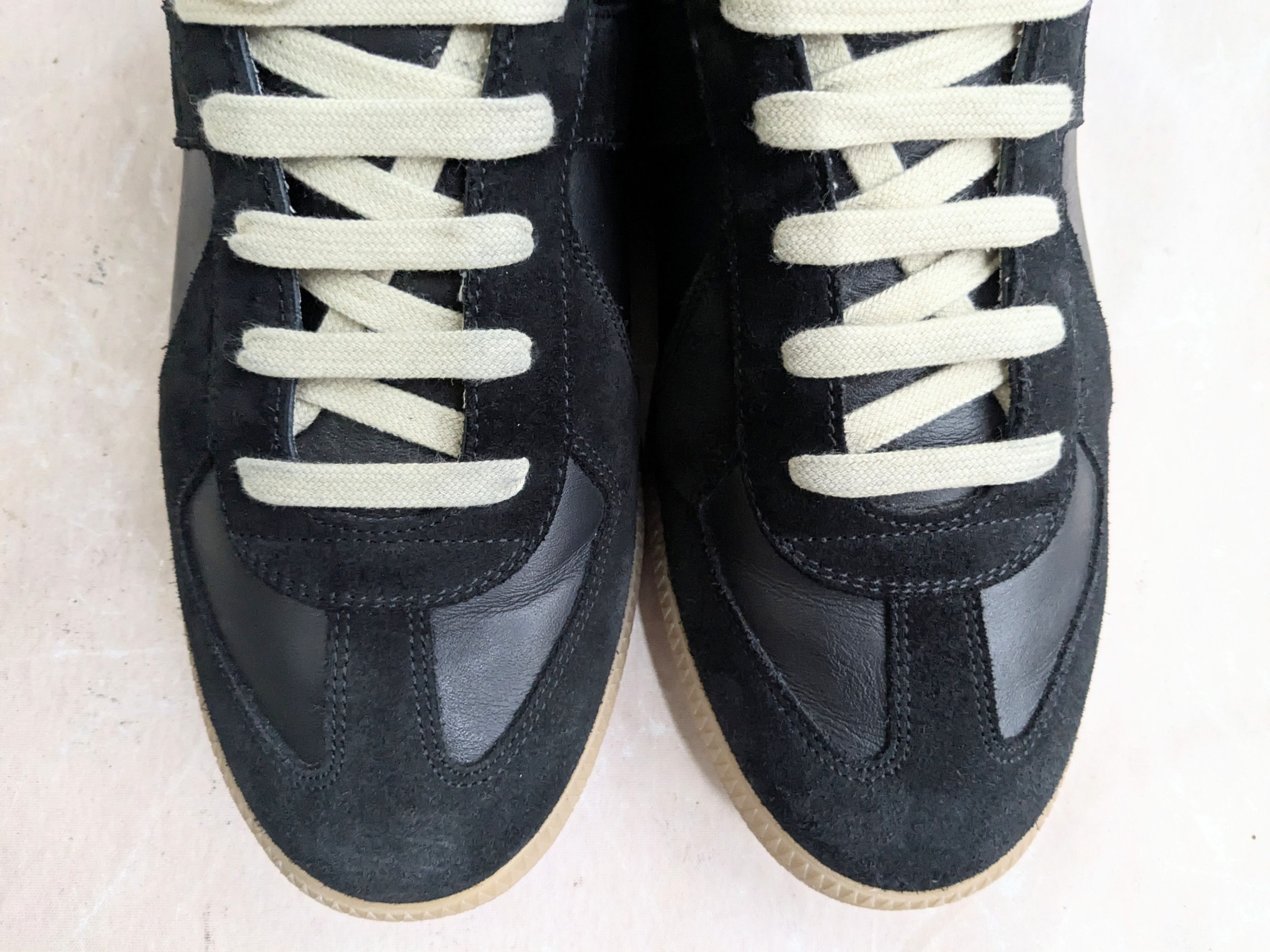 Maison Margiela Maison Margiela GAT Replica Black 12 45 Gum Low Size US 12 / EU 45 - 3 Thumbnail