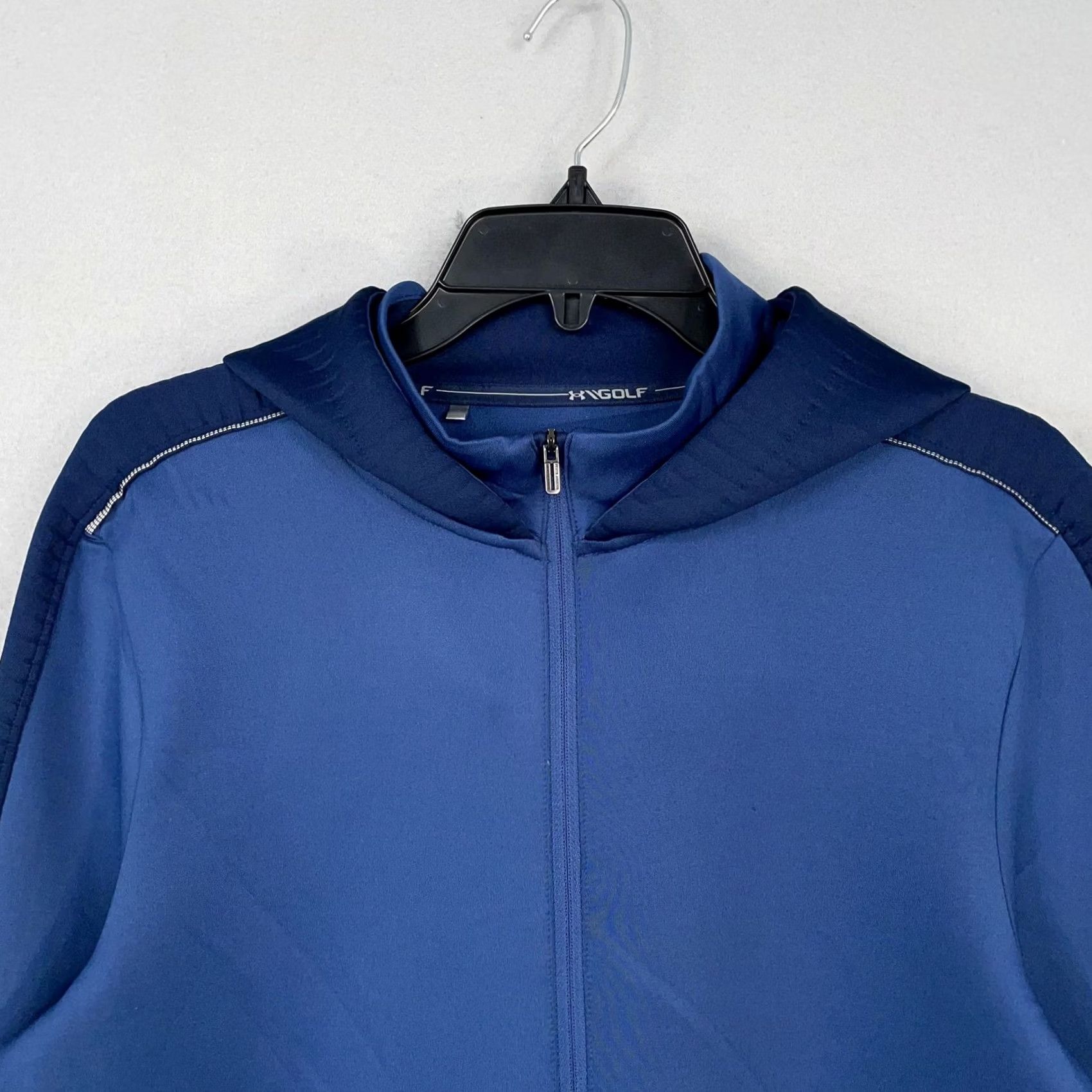 Under Armour Under Armour Golf Jacket - Large Blue Sport Active Wear Size US L / EU 52-54 / 3 - 2 Thumbnail