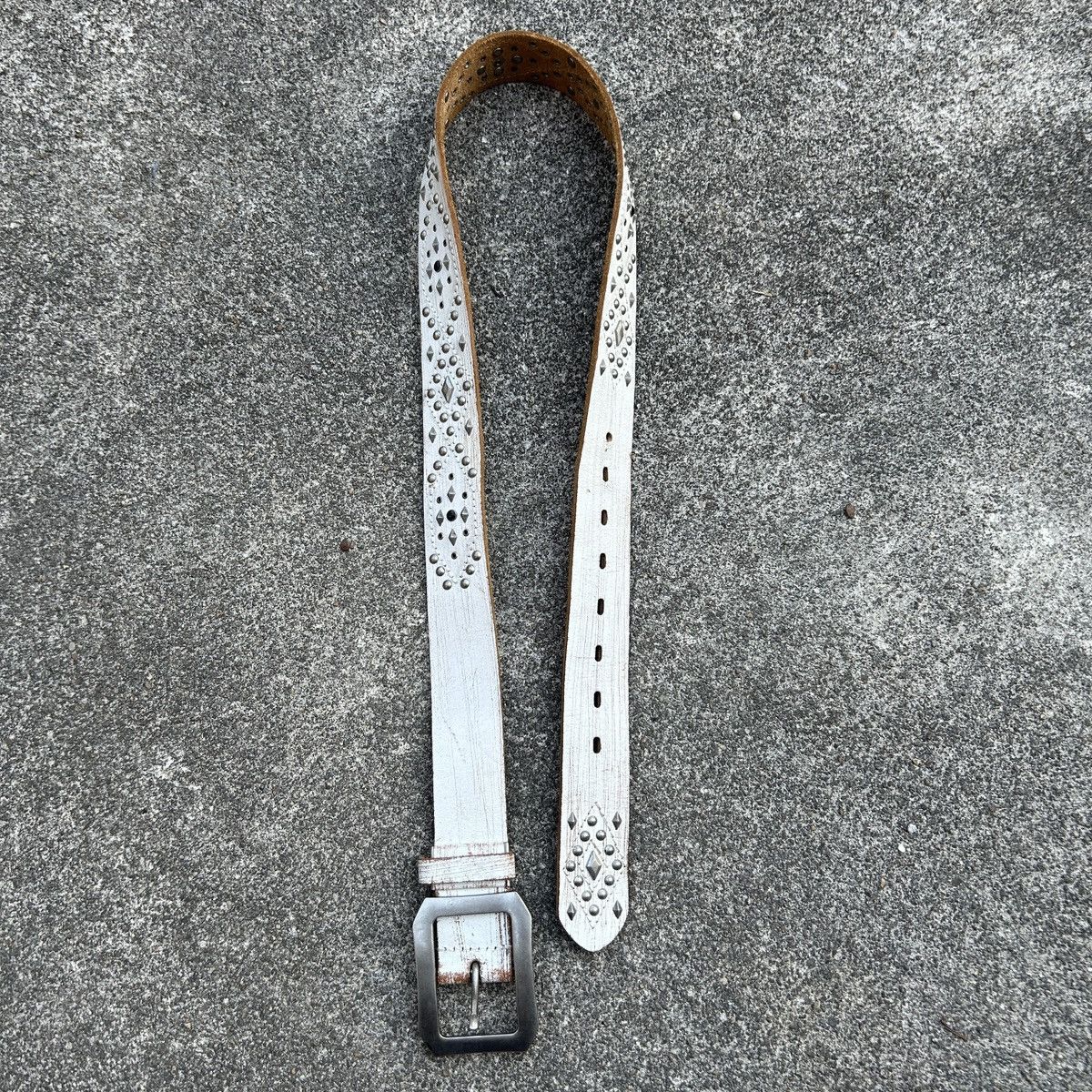 Vintage Vintage studded leather belt (Kapital Style) Size ONE SIZE - 9 Thumbnail