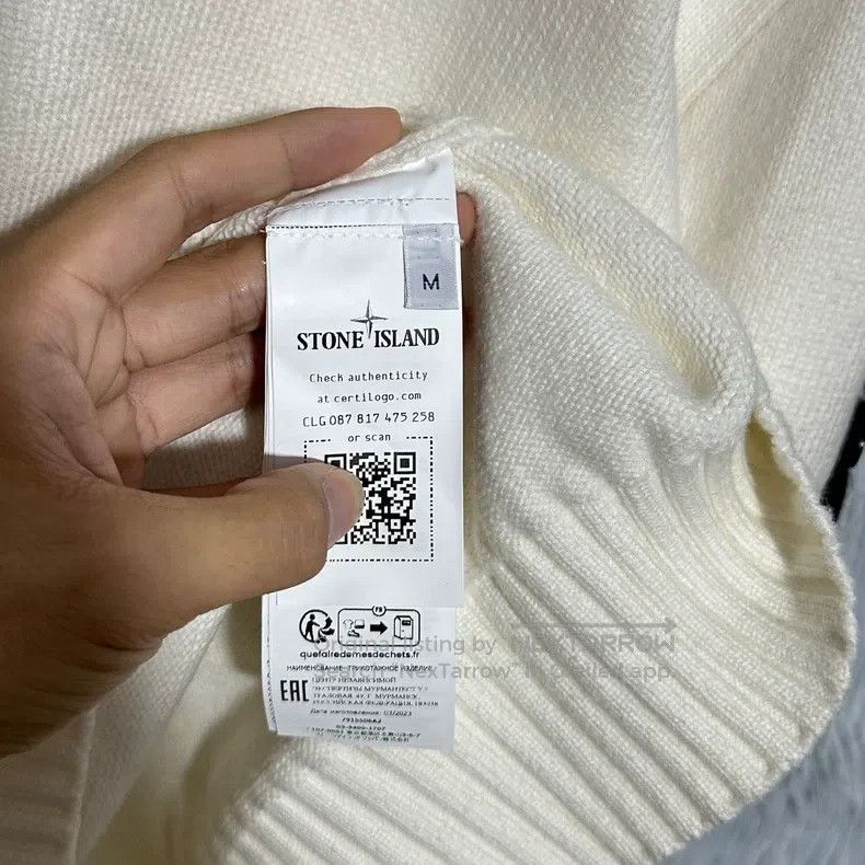 Stone Island Stone Island Wool Knit Sweater White M Size US M / EU 48-50 / 2 - 4 Thumbnail