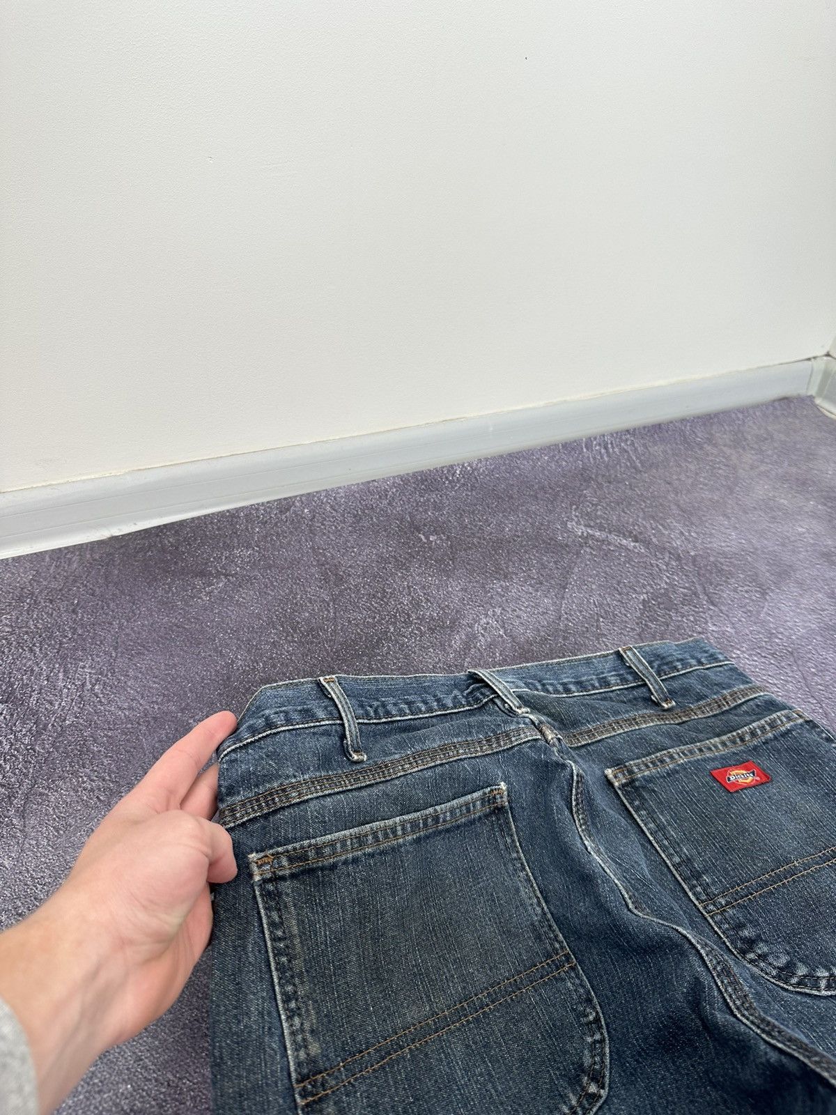Dickies Vintage Dickies Distressed Denim USA Baggy Opium Work Pants Size US 34 / EU 50 - 7 Thumbnail