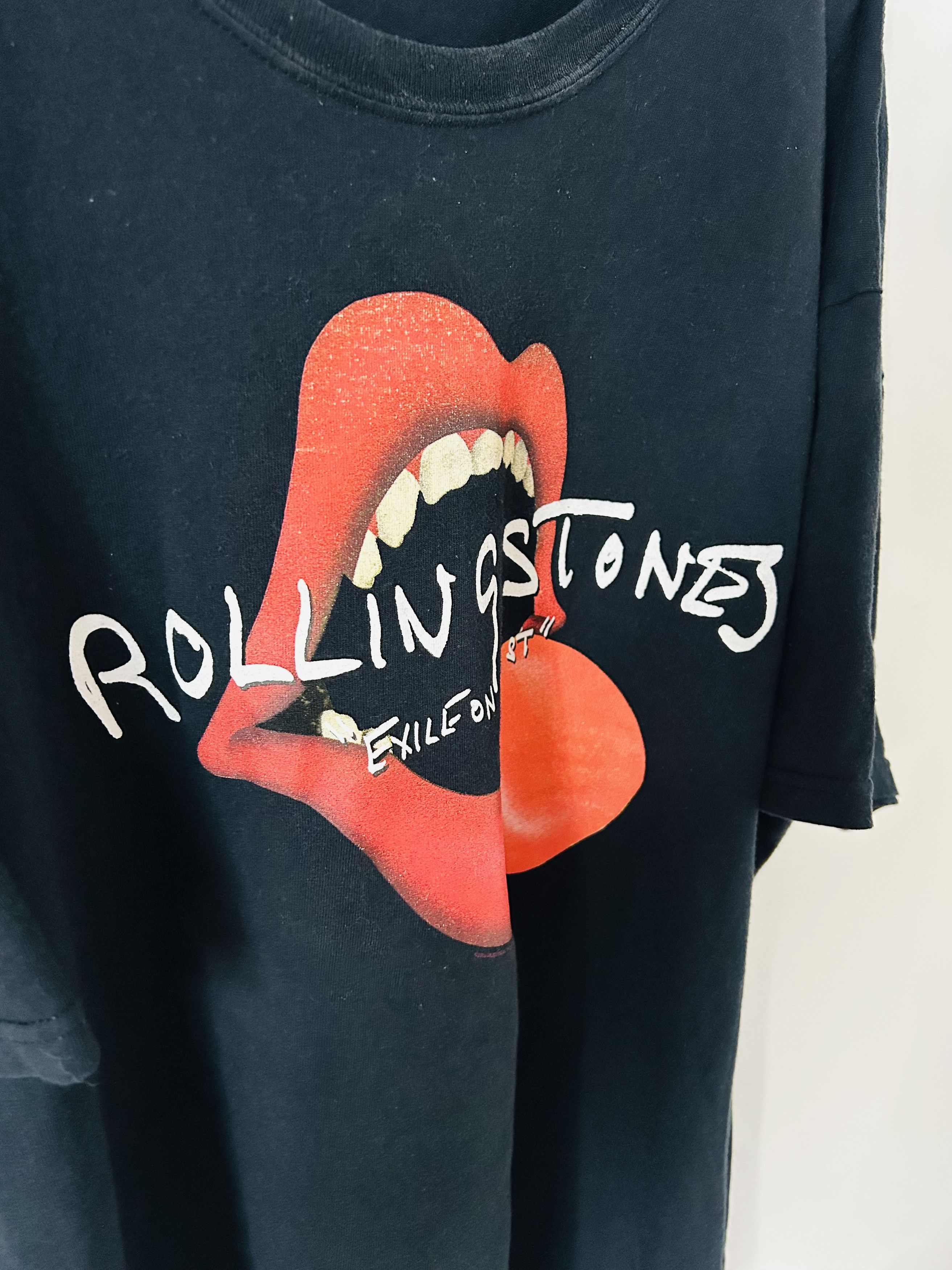 Gildan × The Rolling Stones × Vintage Vintage rooling stones "exile on main st" overized t-shirt Size US XL / EU 56 / 4 - 2 Thumbnail