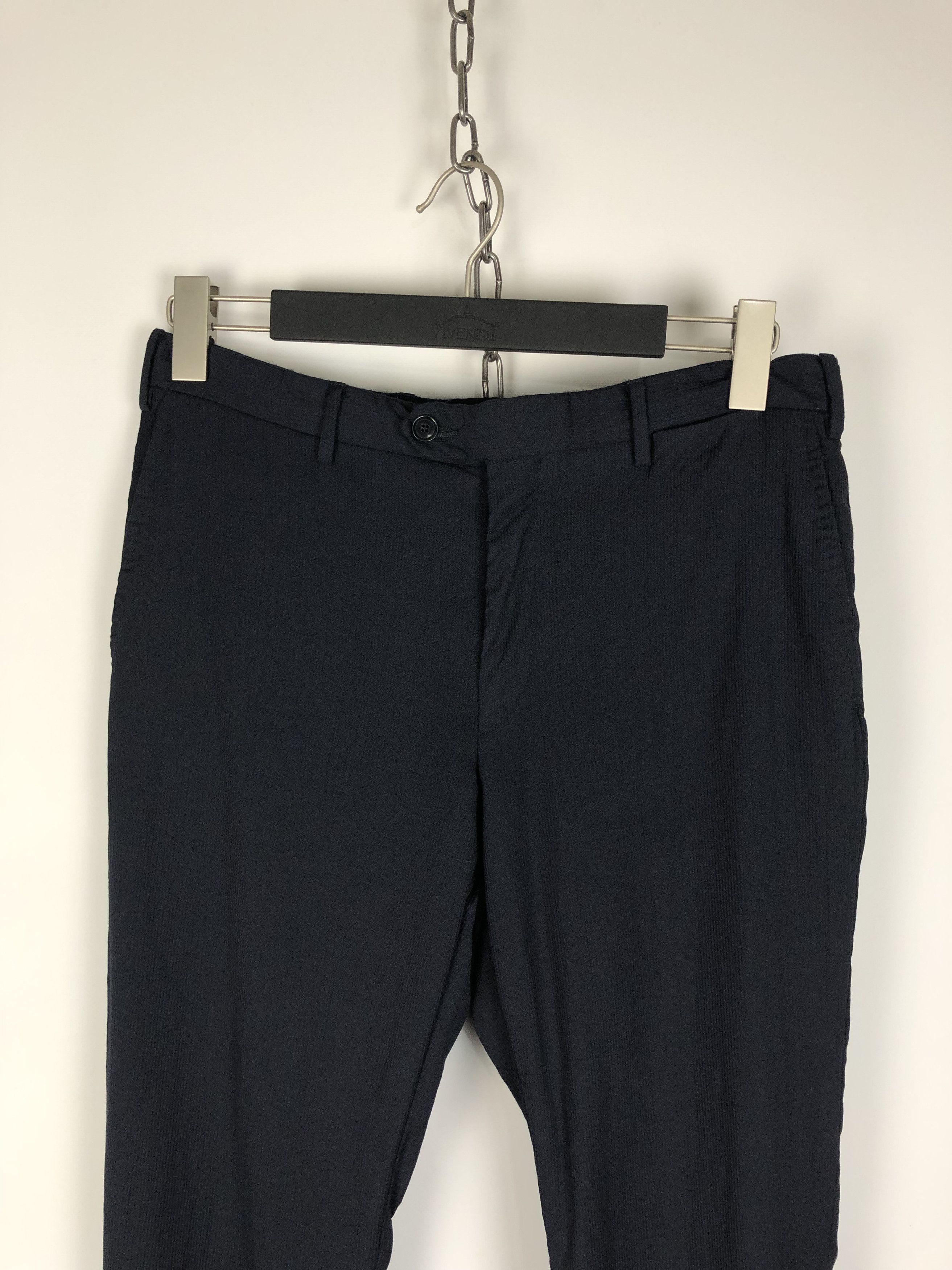 Pal Zileri Pal Zileri Classic Wool Pants Navy Trousers size 48R Size US 32 / EU 48 - 2 Thumbnail