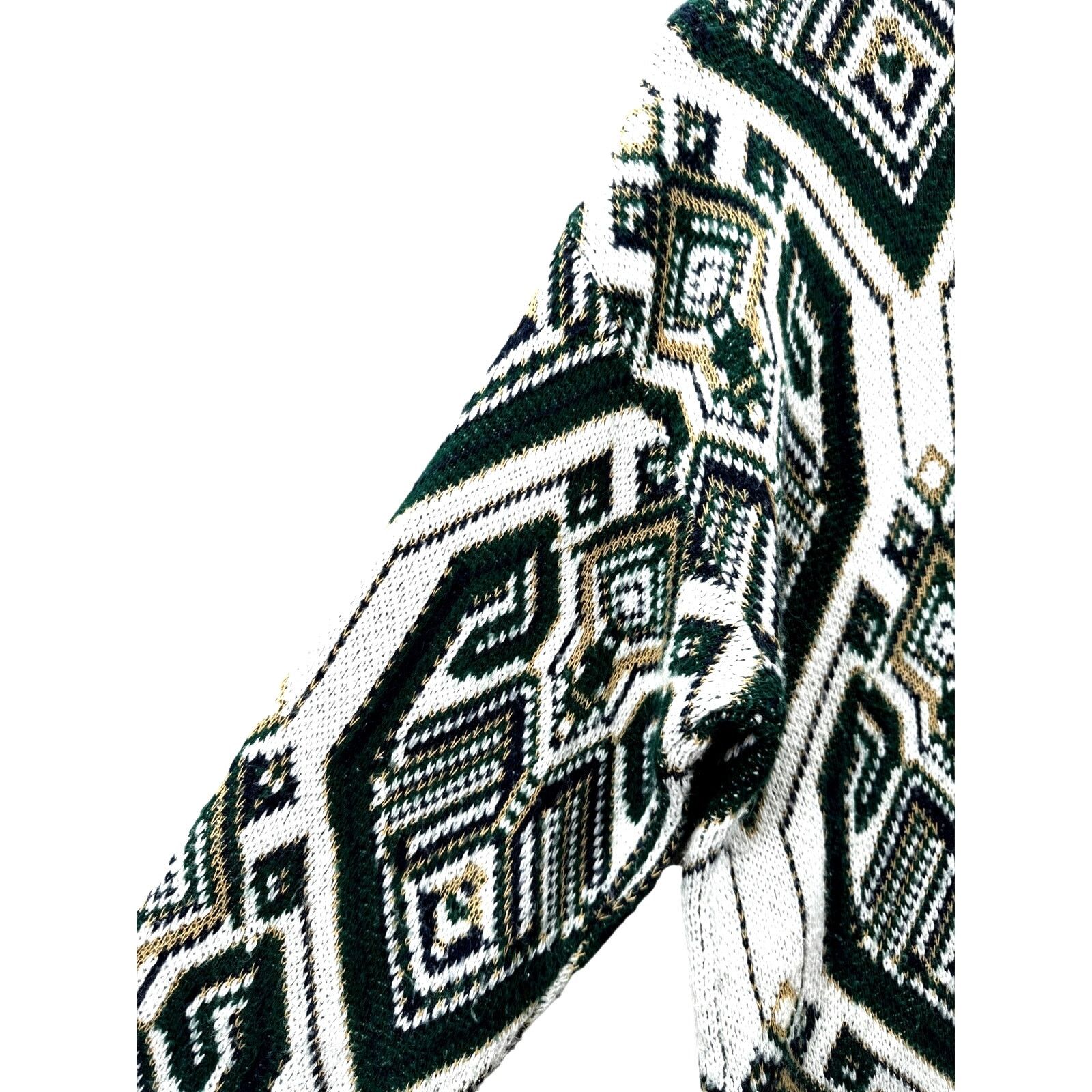 Vintage Vintage Jeric Knitwear Women's Knit Grandma Sweater Size L / US 10 / IT 46 - 6 Thumbnail