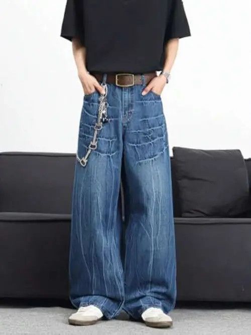 Jean GOTHIC Opium Y2K washed jeans pants Size US 30 / EU 46 - 3 Thumbnail