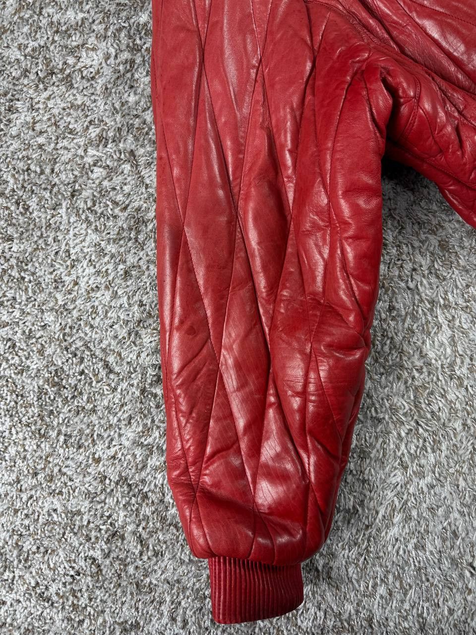 Marc Buchanan Vintage Marc Buchanan Quilted Bomber Embossed Native Chief Size US L / EU 52-54 / 3 - 18 Thumbnail