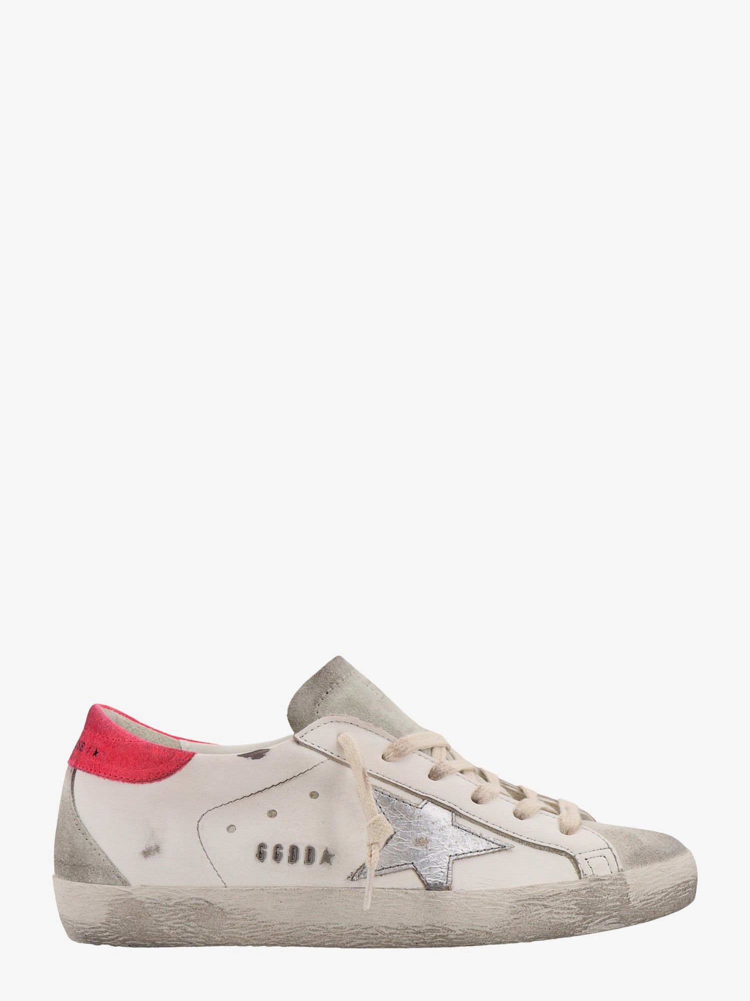 image of Golden Goose Super-Star Woman White Sneakers, Women's (Size 6)