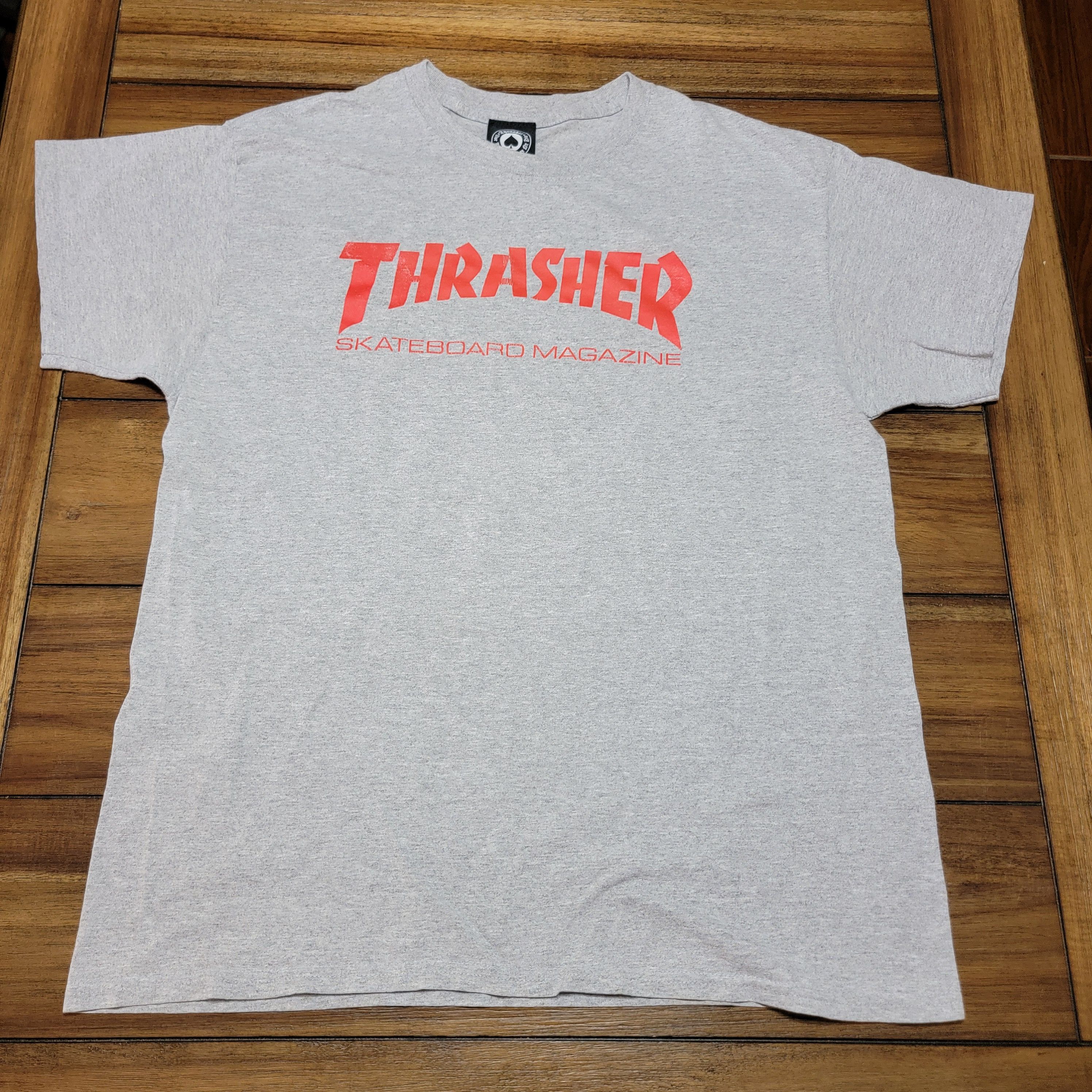 Thrasher Thrasher Skateboard Magazine SS Grey Unisex Tee - Size Large Size US L / EU 52-54 / 3 - 1 Thumbnail