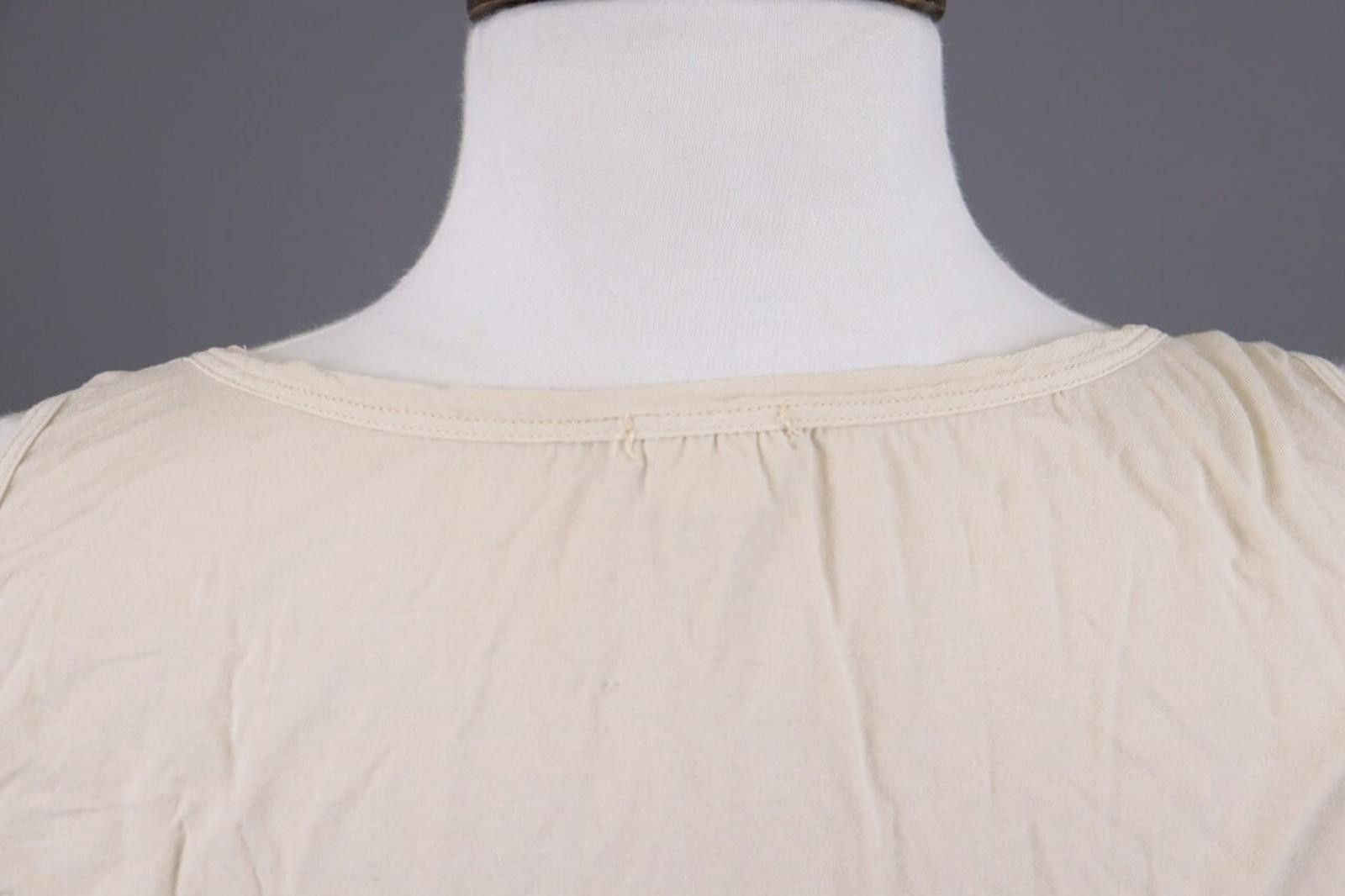 Designer Transit Par Such 134 Beige Summer Top Blouse Size 4 Size S / US 4 / IT 40 - 11 Thumbnail