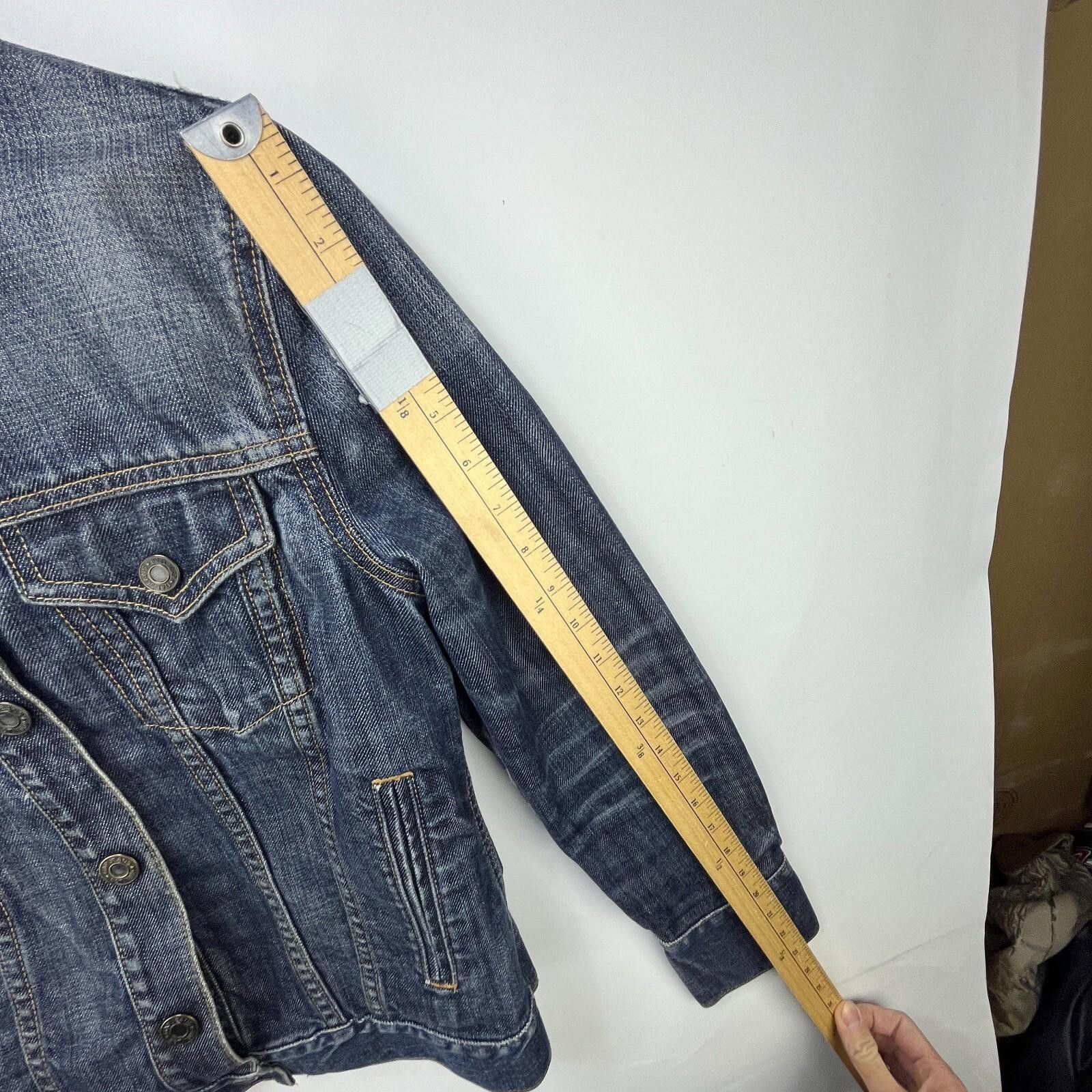 Gap Vintage Y2K Gap Denim Jacket Jean Womens Small Size S / US 4 / IT 40 - 12 Thumbnail