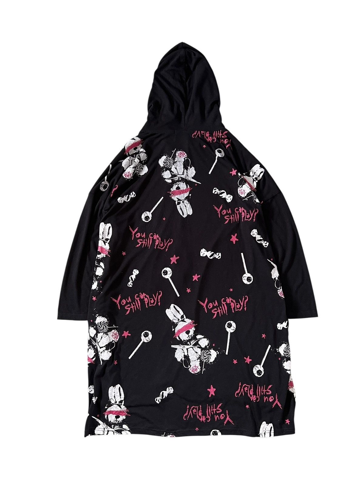 Sex Pot ReVeNGe Sex Pot Revenge ‘Killer Bunny” Oversized Long Chains Hoodie Size L / US 10 / IT 46 - 2 Thumbnail