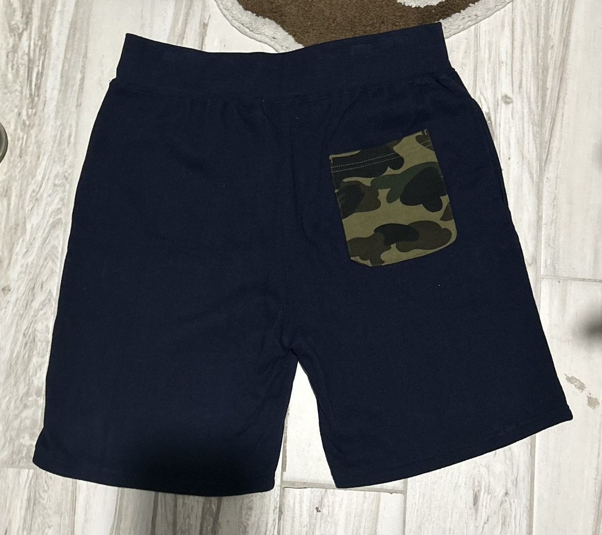Bape Shark Sweat Shorts Size US 33 - 2 Thumbnail
