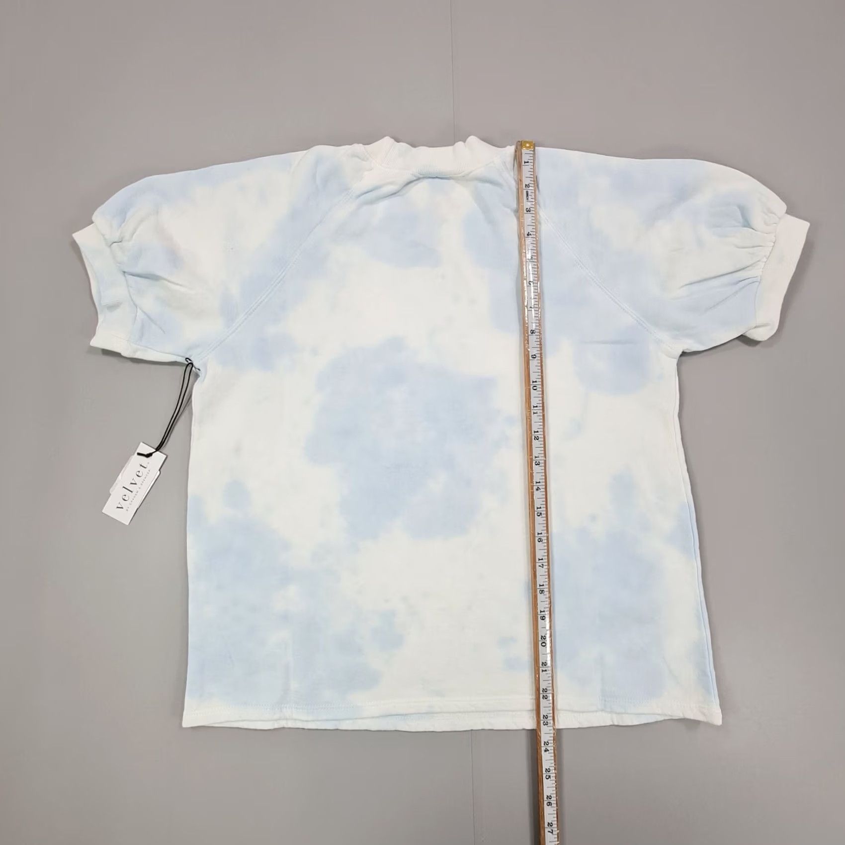 Velvet Velvet by Graham & Spencer Womens Sweatshirt Blue Small Myla Short Sleeve Top Size S / US 4 / IT 40 - 5 Thumbnail