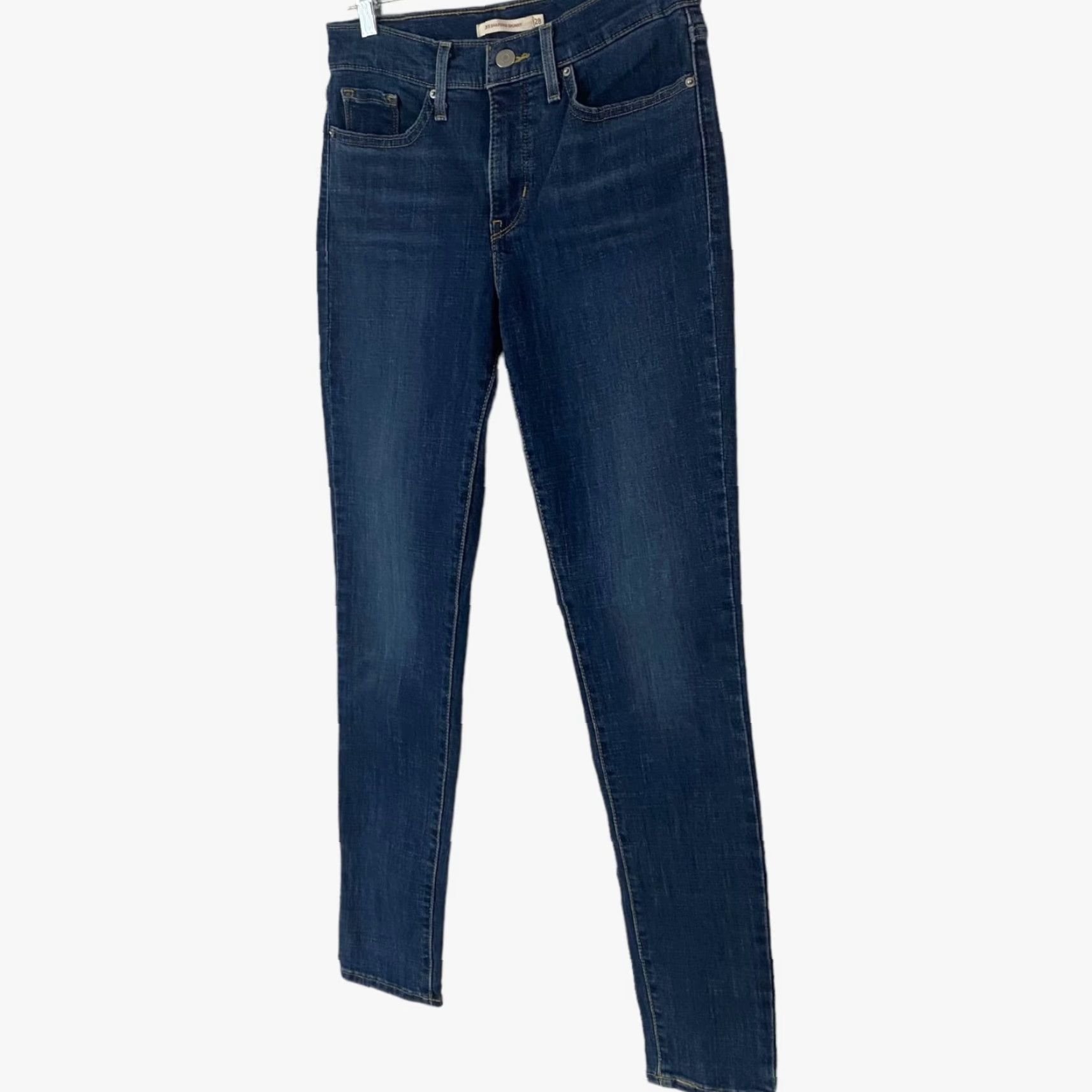 Levi's Levi's 311 Shaping Skinny Jeans Womens 28 Blue Dark Wash Mid-Rise Stretch Denim Size 28" / US 6 / IT 42 - 2 Thumbnail